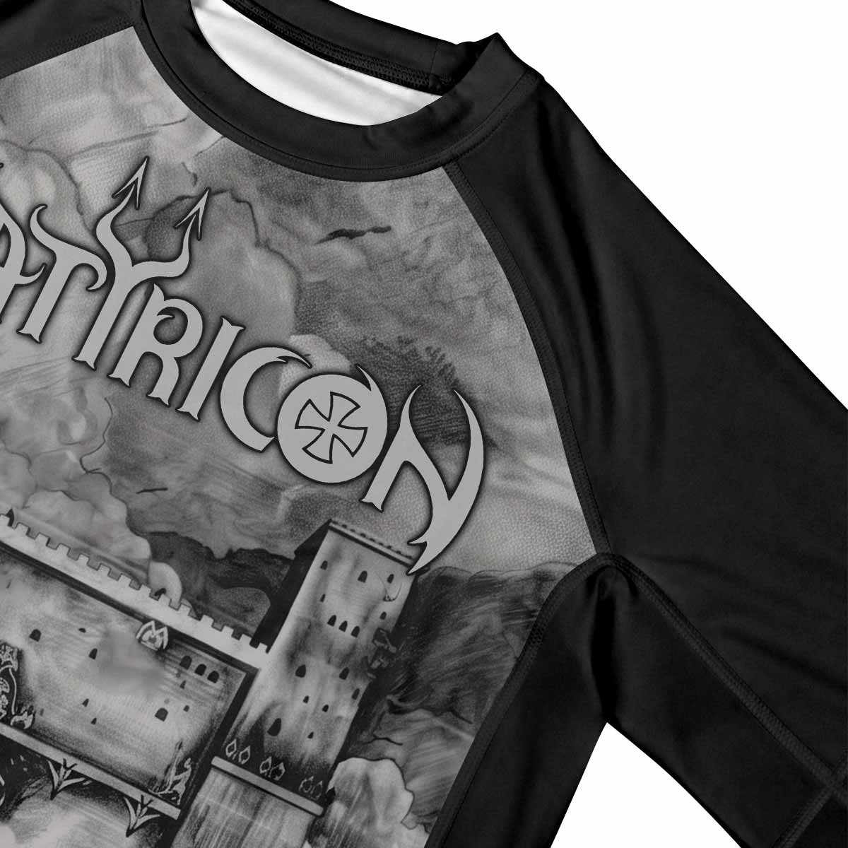 Satyricon Dark Medieval Times Premium Rash Guard Short Sleeve - mockup