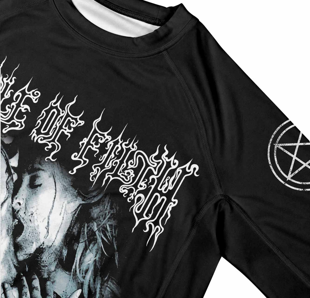 Cradle of Filth The Principle of Evil Made Flesh Premium Rash Guard Long Sleeve - mockup