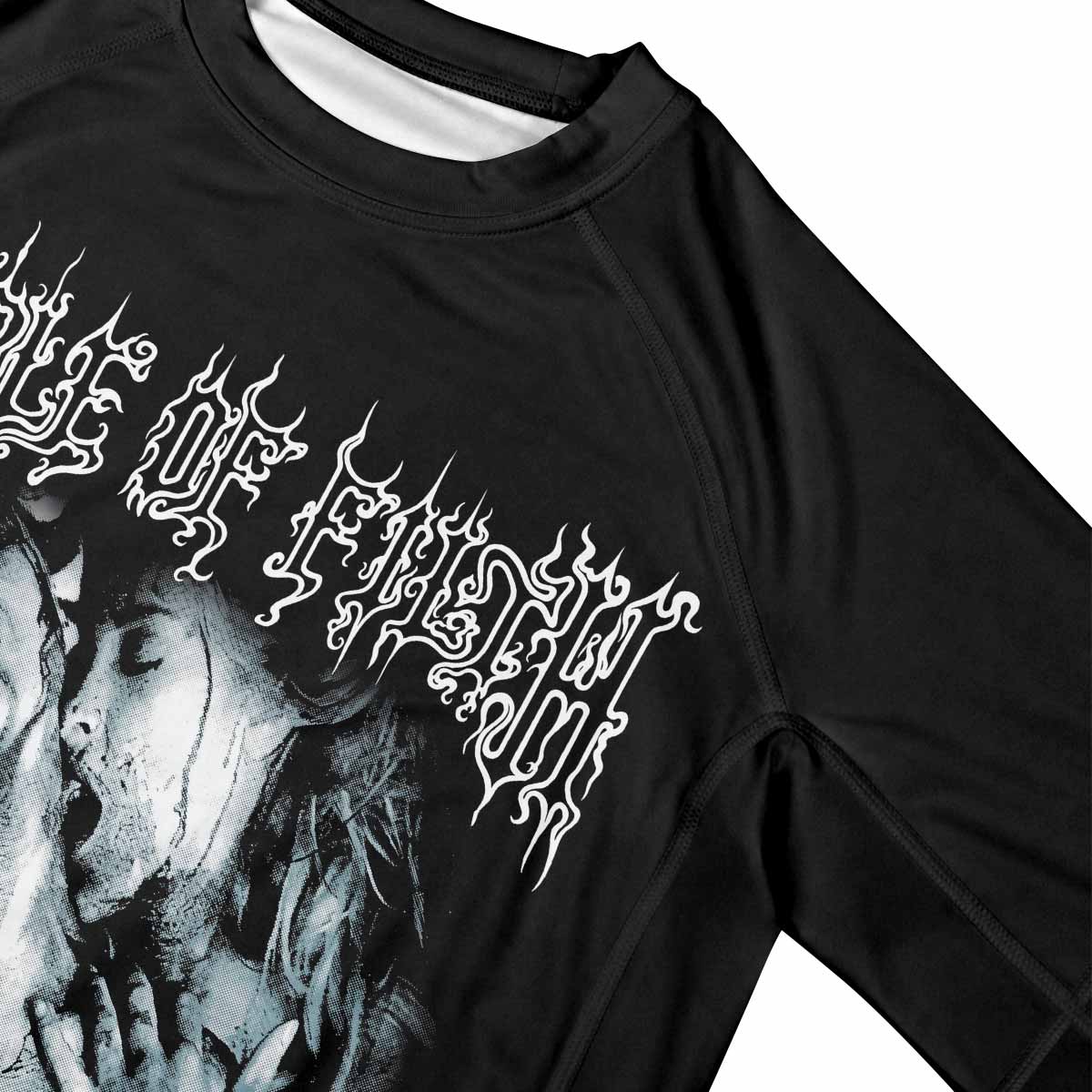 Cradle of Filth The Principle of Evil Made Flesh Premium Rash Guard Short Sleeve - mockup