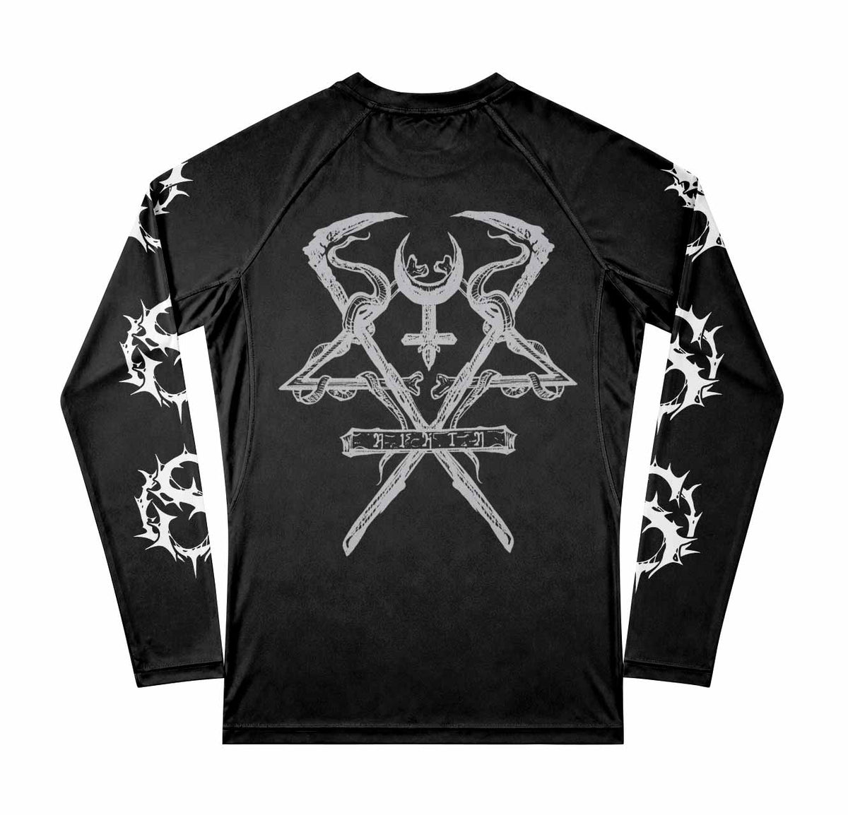 Lorna Shore And I Return To Nothingness Premium Rash Guard Long Sleeve - back view mockup