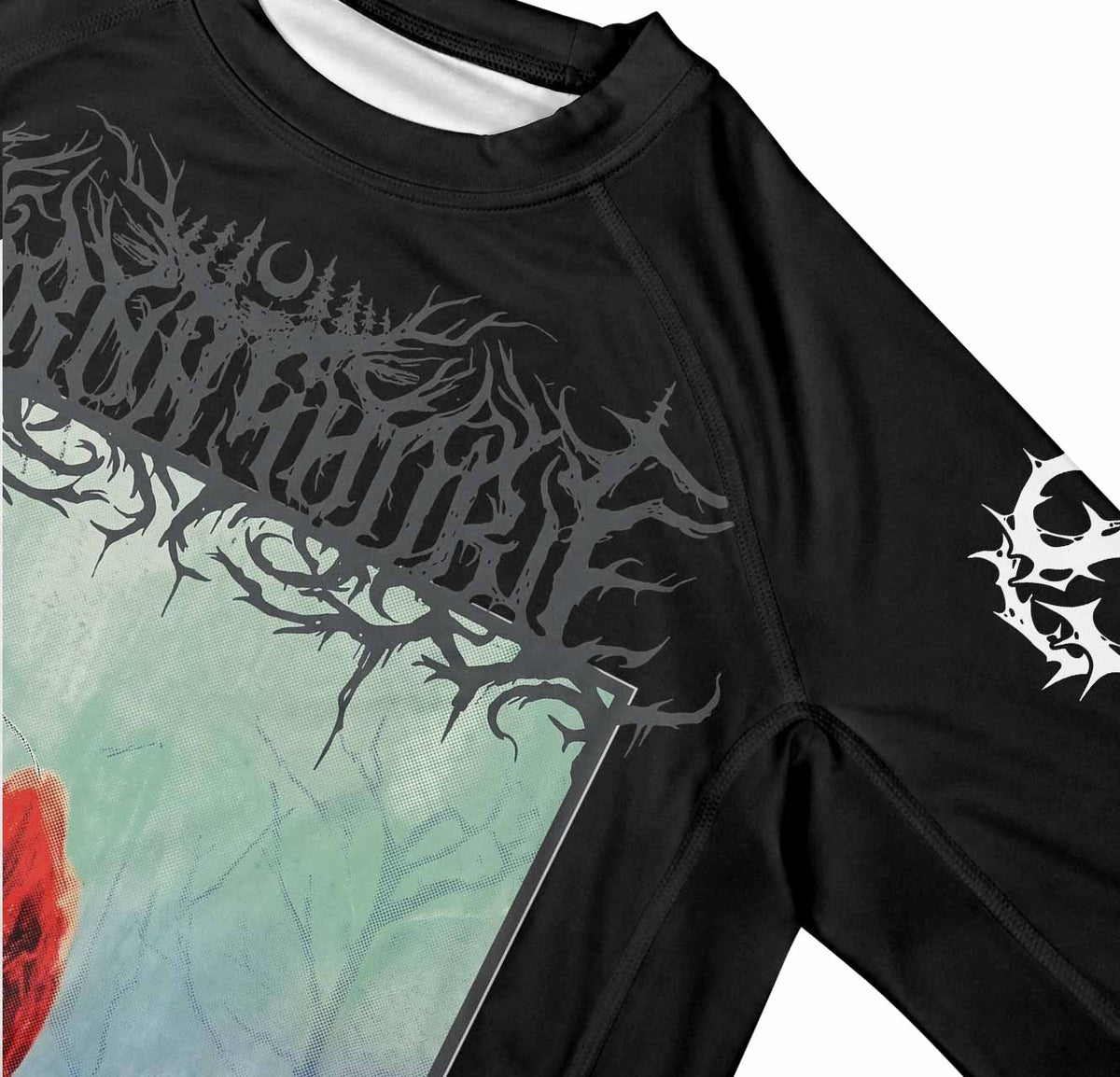 Lorna Shore And I Return To Nothingness Premium Rash Guard Long Sleeve - mockup