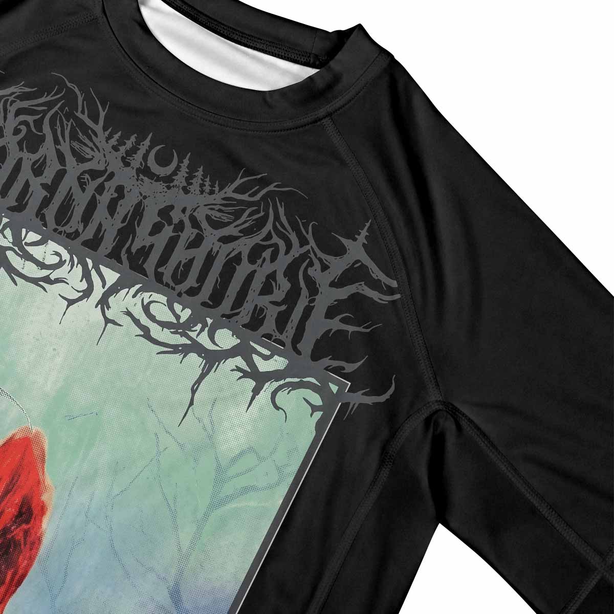 Lorna Shore And I Return To Nothingness Premium Rash Guard Short Sleeve - mockup