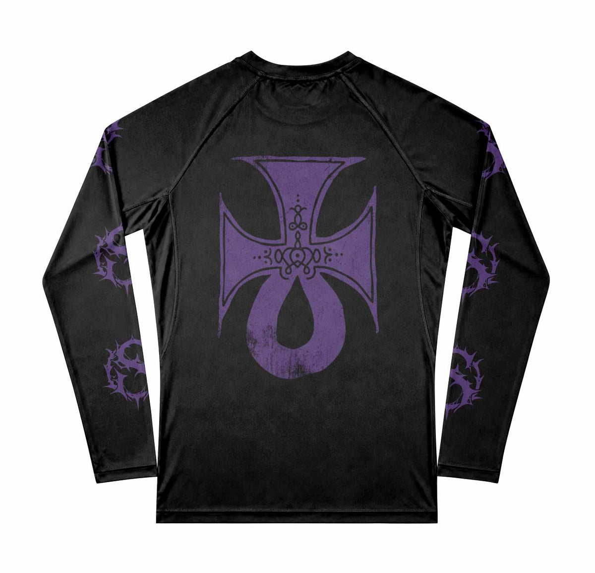 Electric Wizard Let Us Prey Premium Rash Guard Long Sleeve - back view mockup