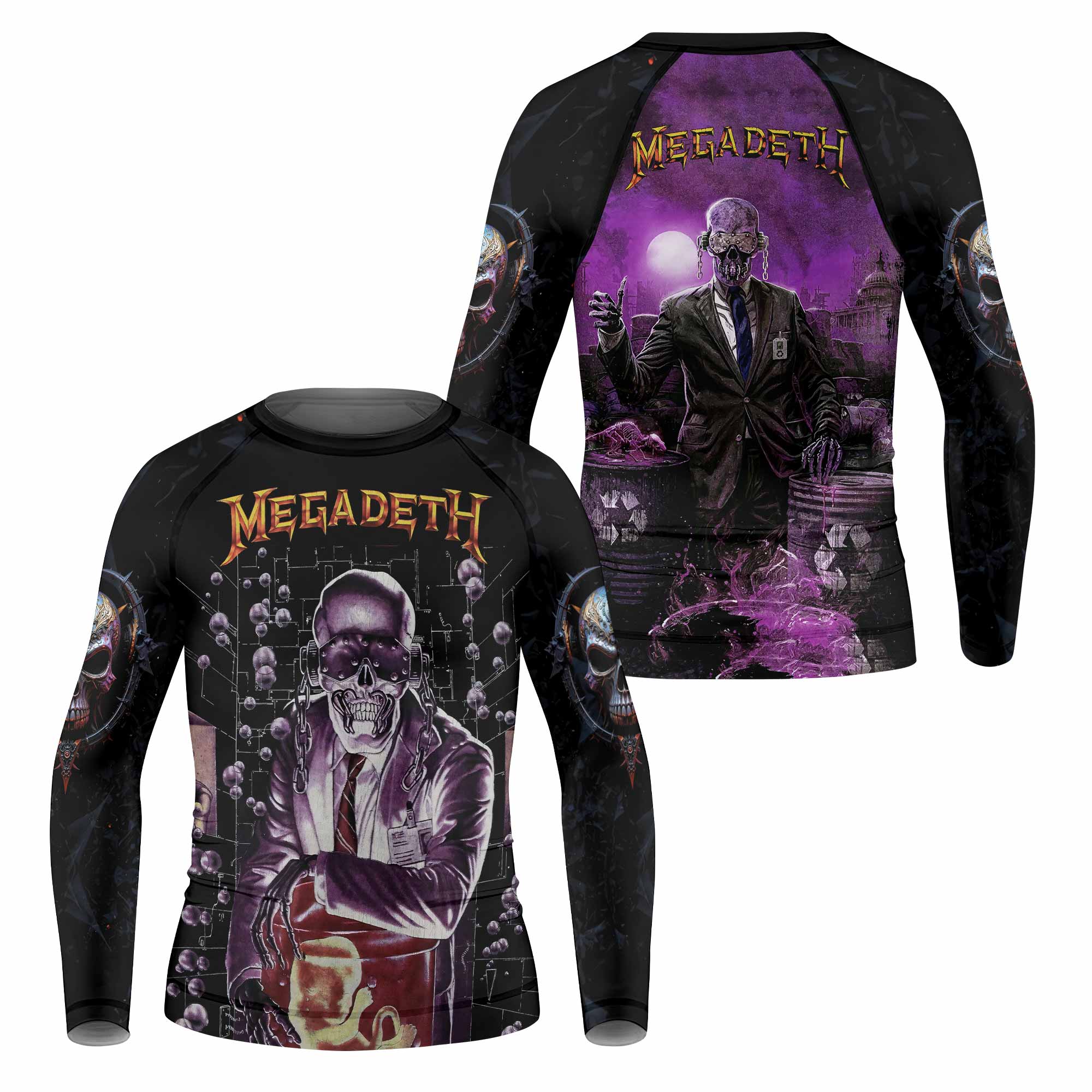 Megadeth Toxic Messiah Kids Rash Guard