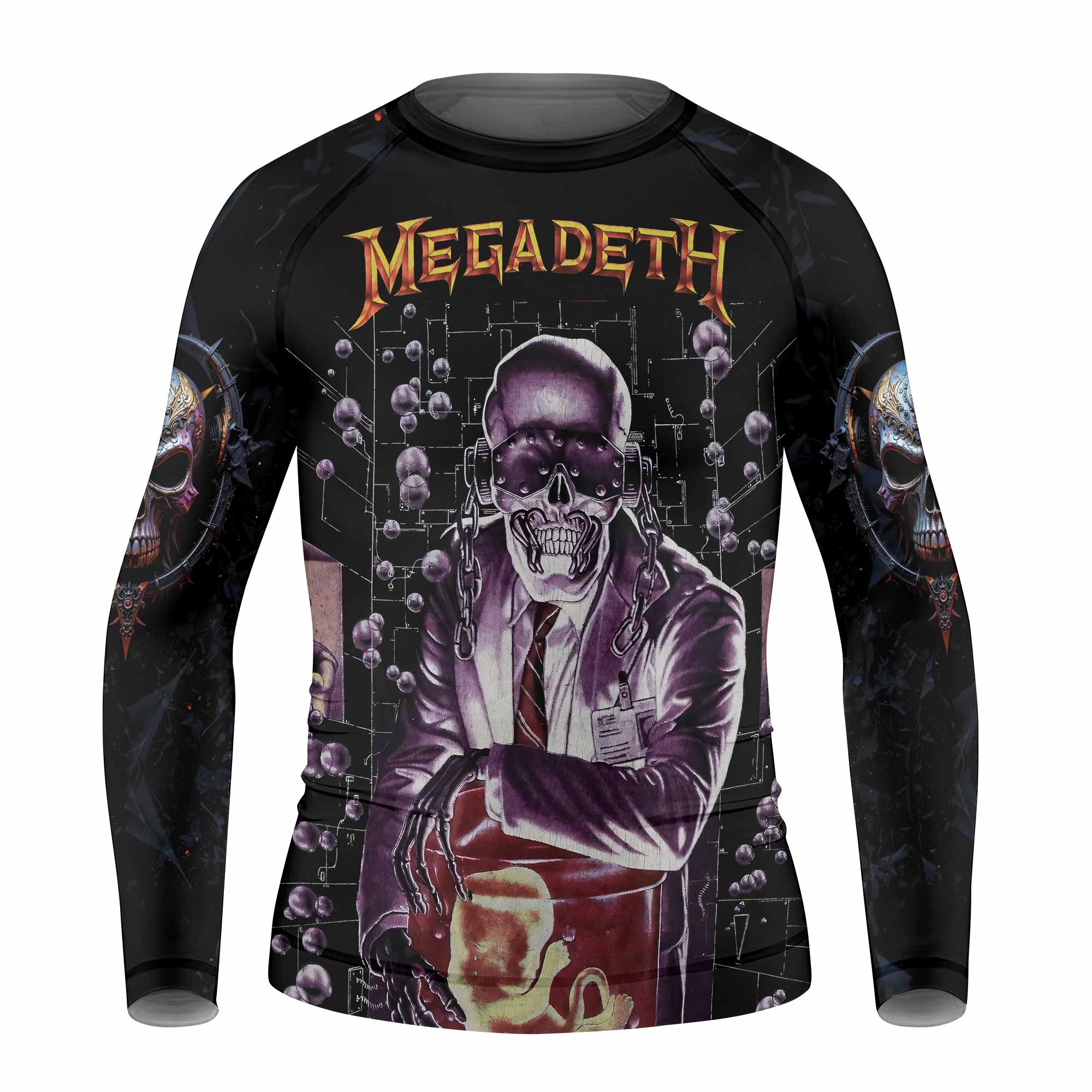 Megadeth Toxic Messiah Kids Rash Guard