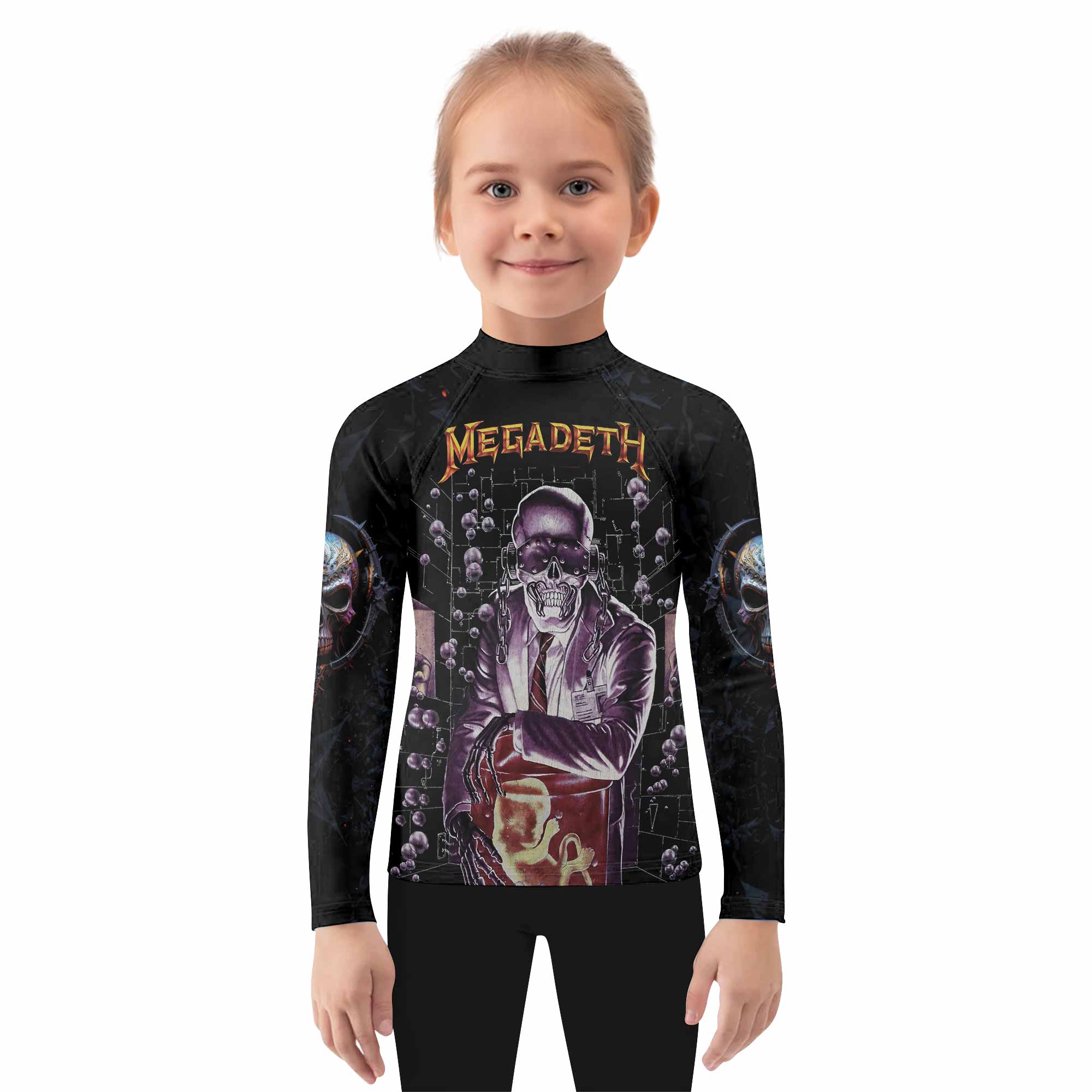 Megadeth Toxic Messiah Kids Rash Guard