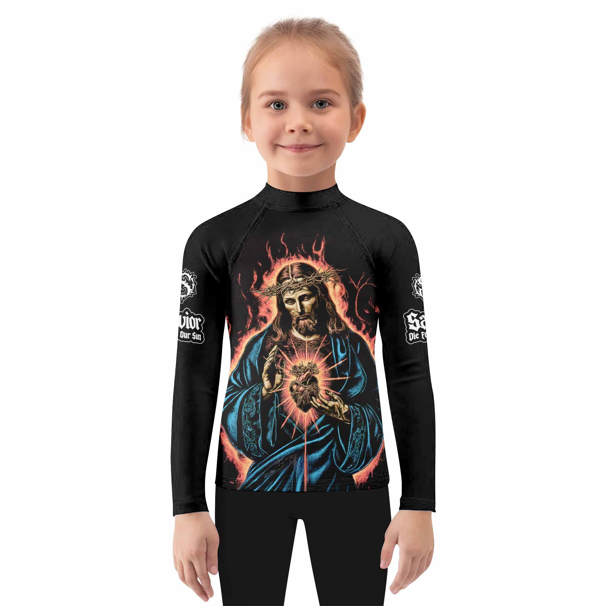 Sacred Heart Kids Rash Guard