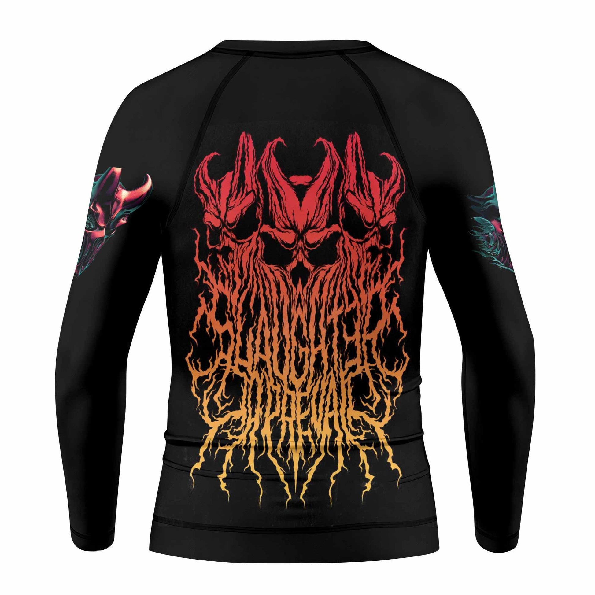 Kostolom Kids Rash Guard Long Sleeve - back view mockup