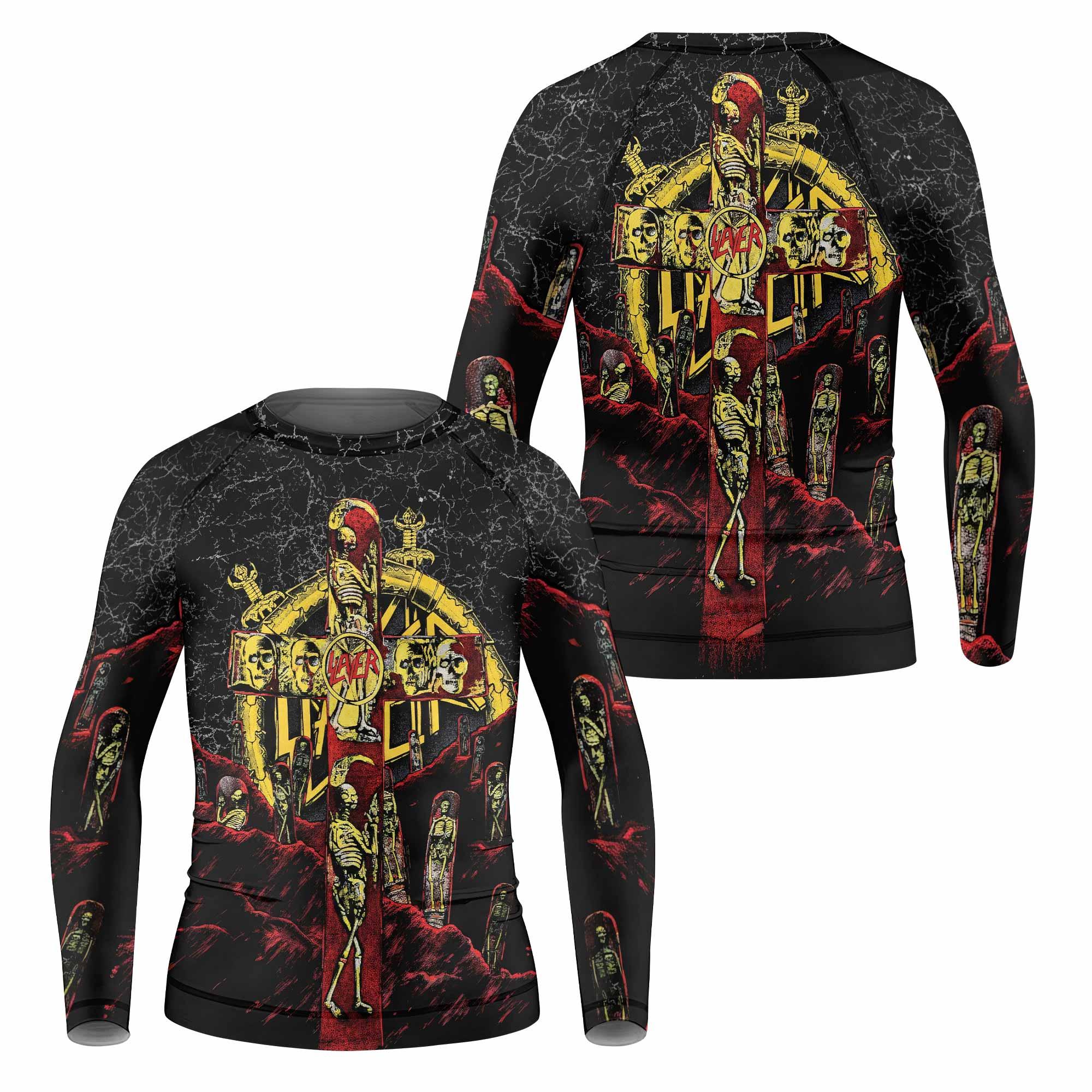Vintage 1991 Slayer Kids Rash Guard