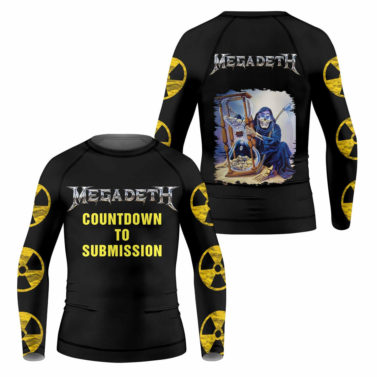 Megadeth Rash Guard Megadeth Countdown to Submission Kids Rash Guard | Kids Rash Guard ...