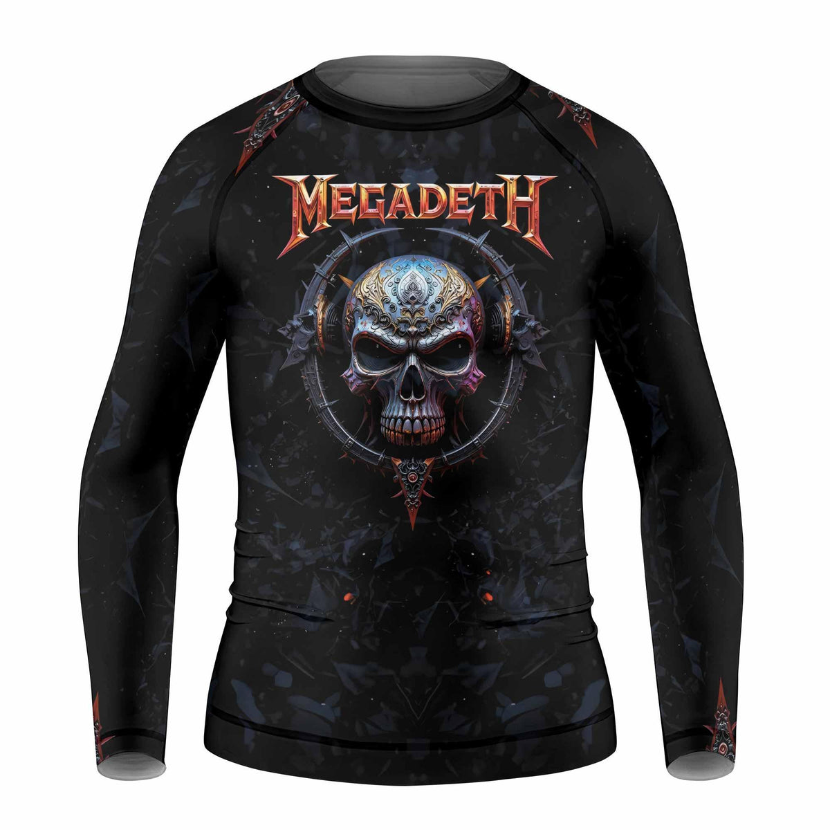 Megadeth Rash Guard Megadeth Vic Rattlehead Kids Rash Guard | Kids Athletic Wear – Shadow Rolls