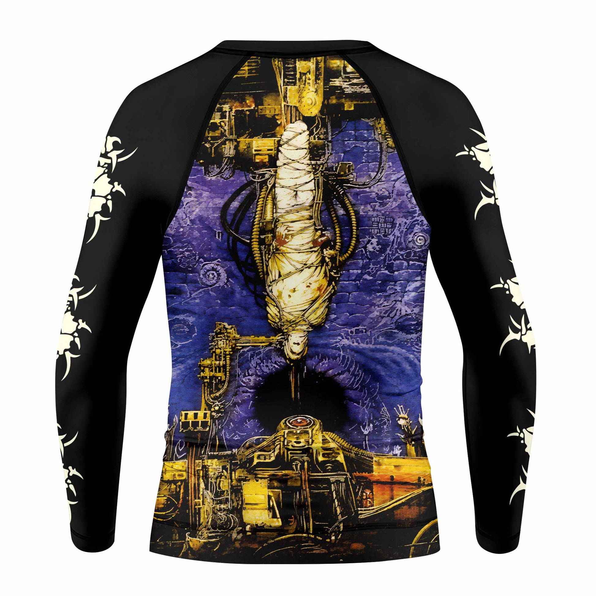 Sepultura Chaos A.D Kids Rash Guard Long Sleeve - back view mockup