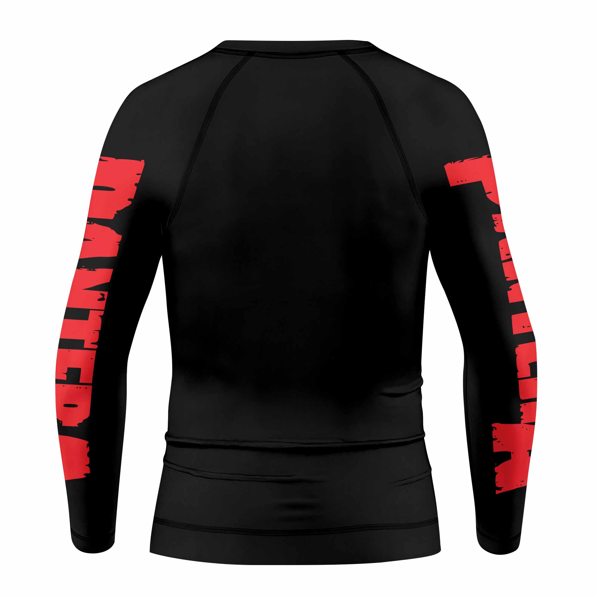 Pantera Cowboys From Hell Logo Kids Rash Guard Long Sleeve - back view mockup