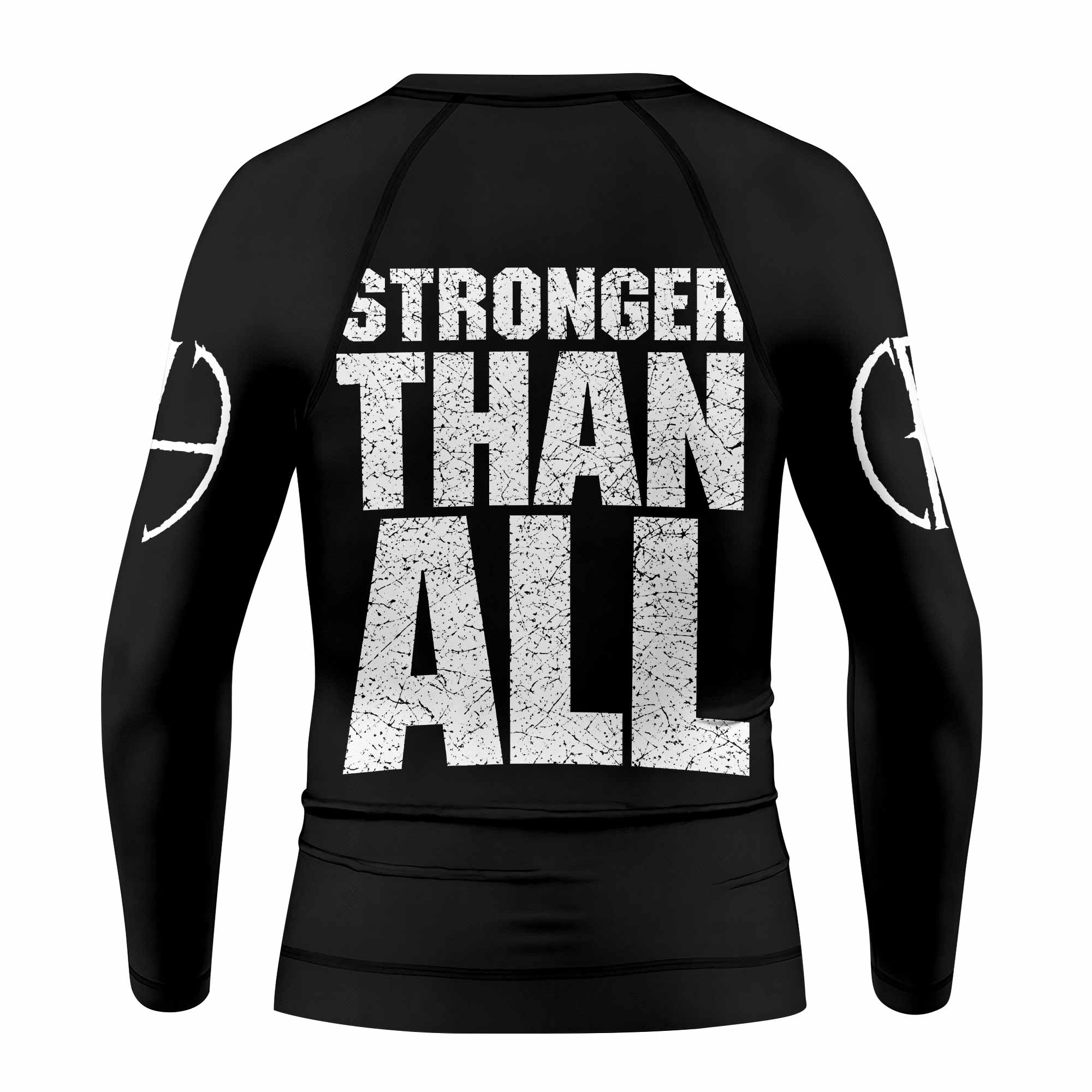 Pantera Stronger Than All Kids Rash Guard Long Sleeve - back view mockup