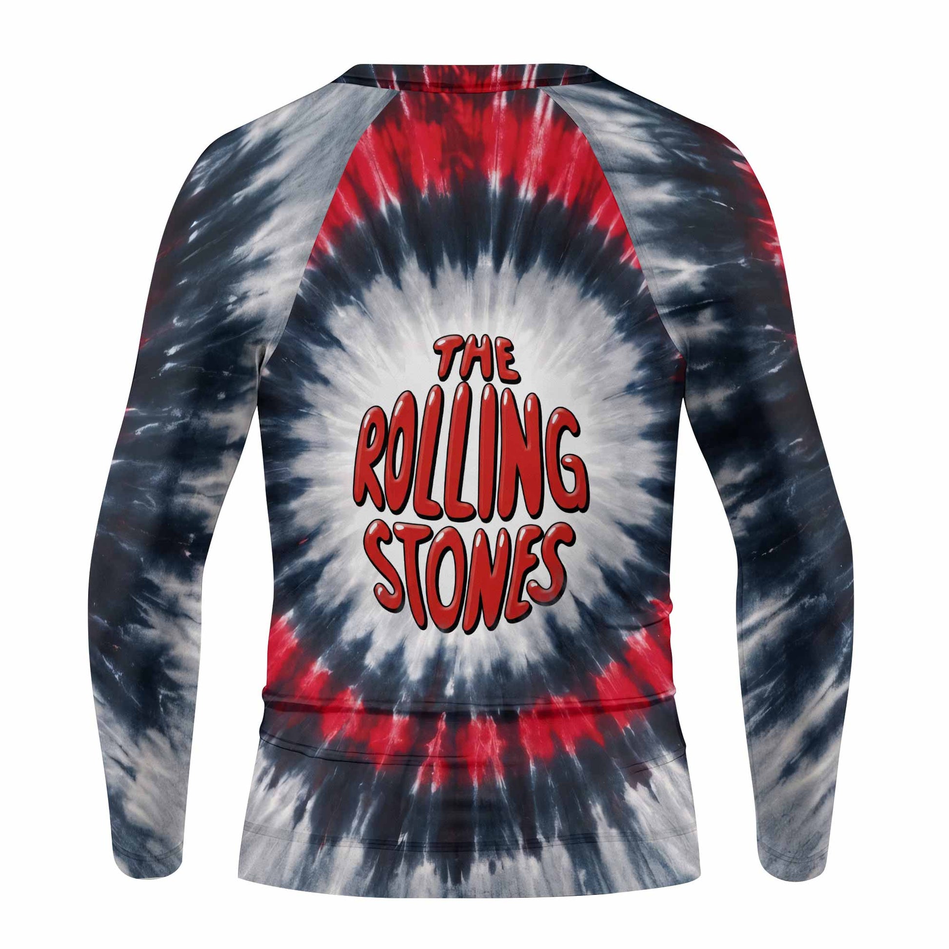 The Rolling Stones Kids Rash Guard Long Sleeve - back view mockup
