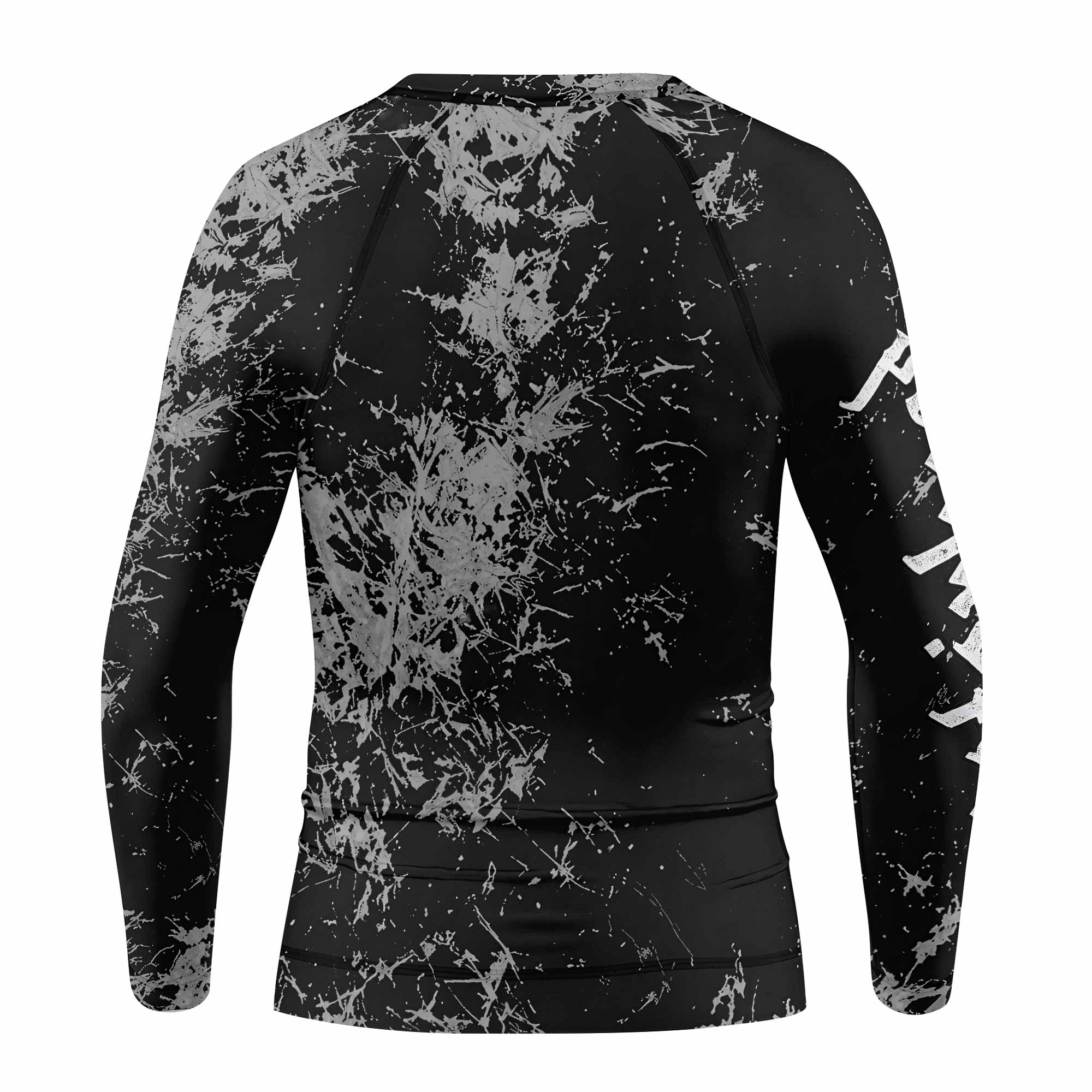 Motörhead The Wörld Is Yours Kids Rash Guard Long Sleeve - back view mockup