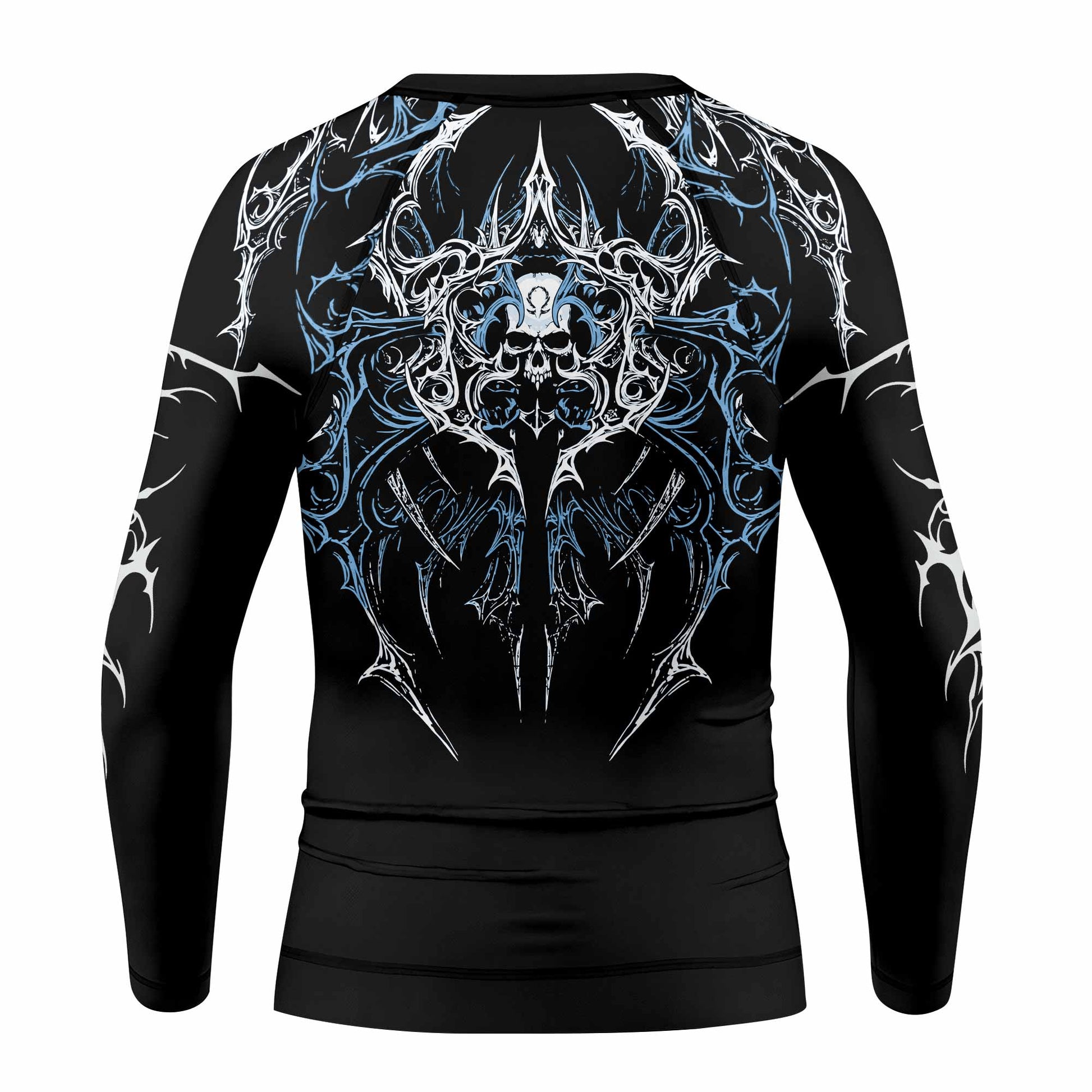 Hellborn Dominion Kids Rash Guard Long Sleeve - back view mockup