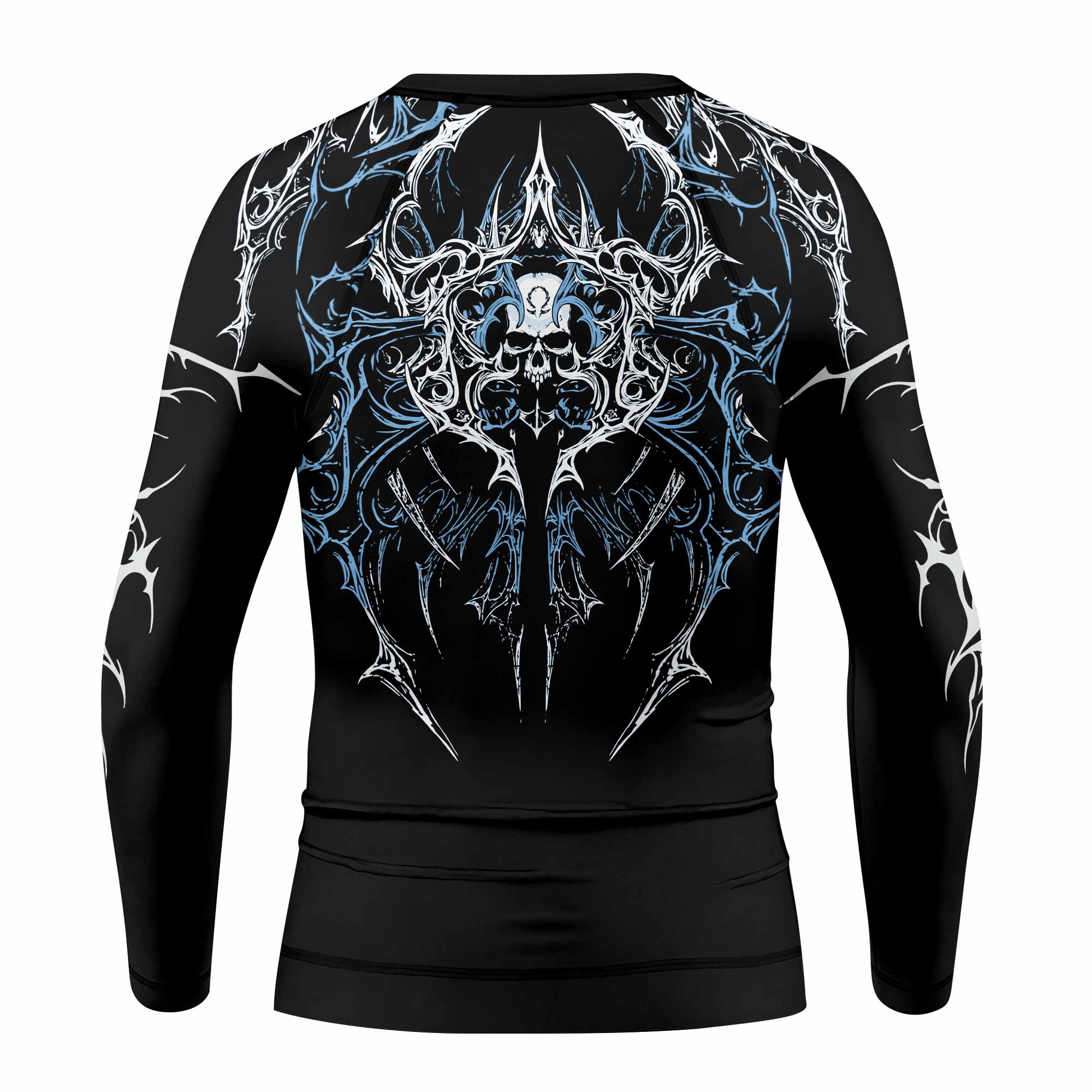Hellborn Dominion Kids Rash Guard Long Sleeve - back view mockup