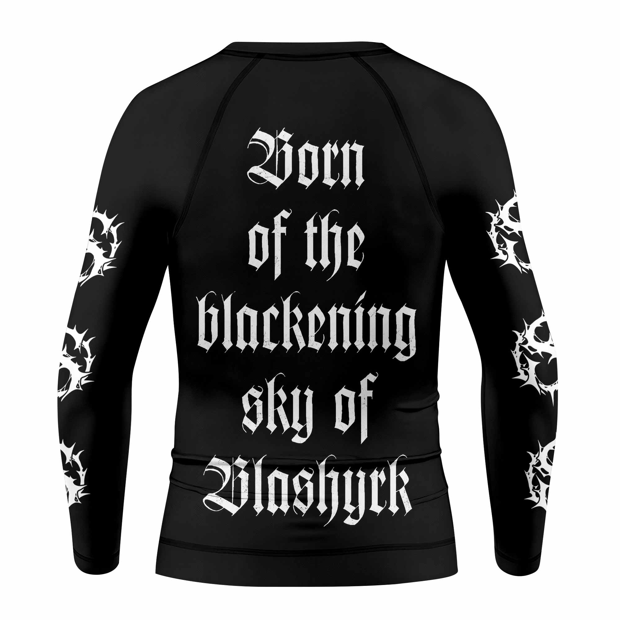 Immortal Pure Holocaust Kids Rash Guard Long Sleeve - back view mockup