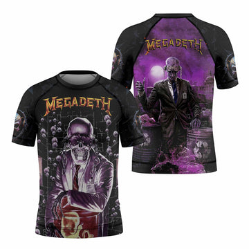 Megadeth Toxic Messiah Kids Rash Guard