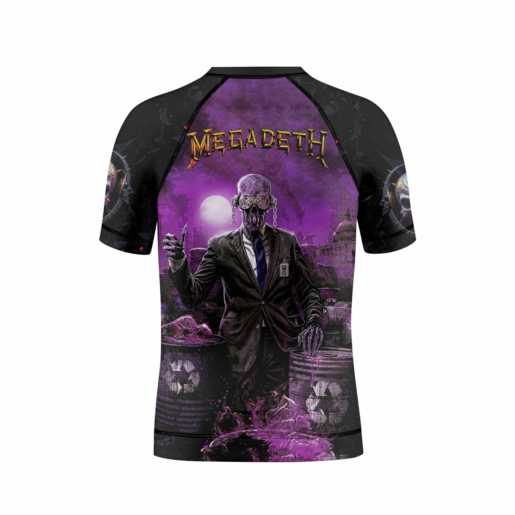 Megadeth Toxic Messiah Kids Rash Guard