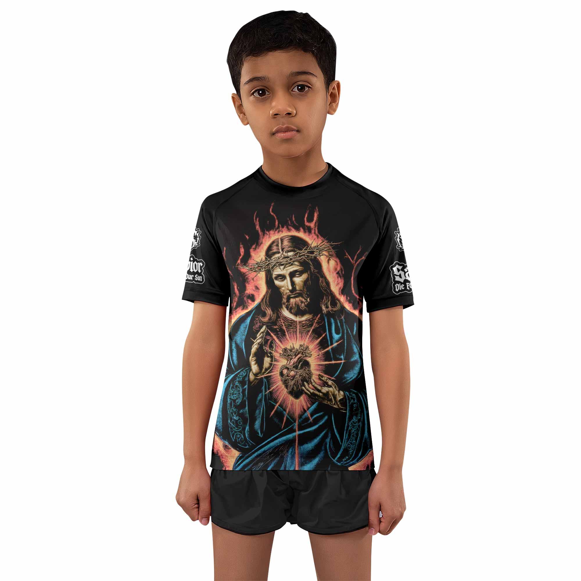 Sacred Heart Kids Rash Guard