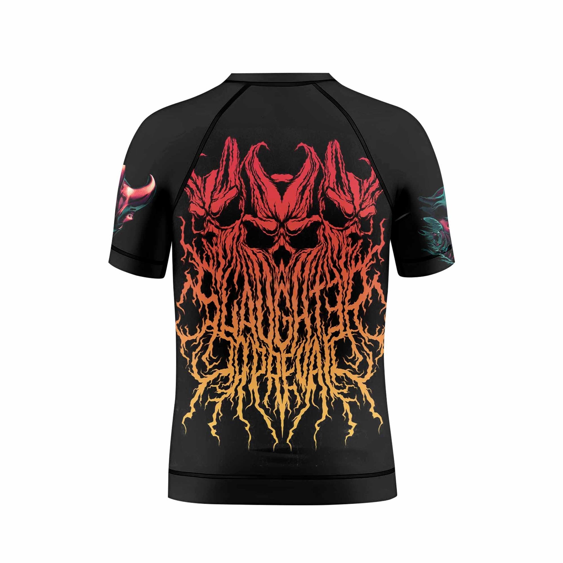 Kostolom Kids Rash Guard Short Sleeve - back view mockup