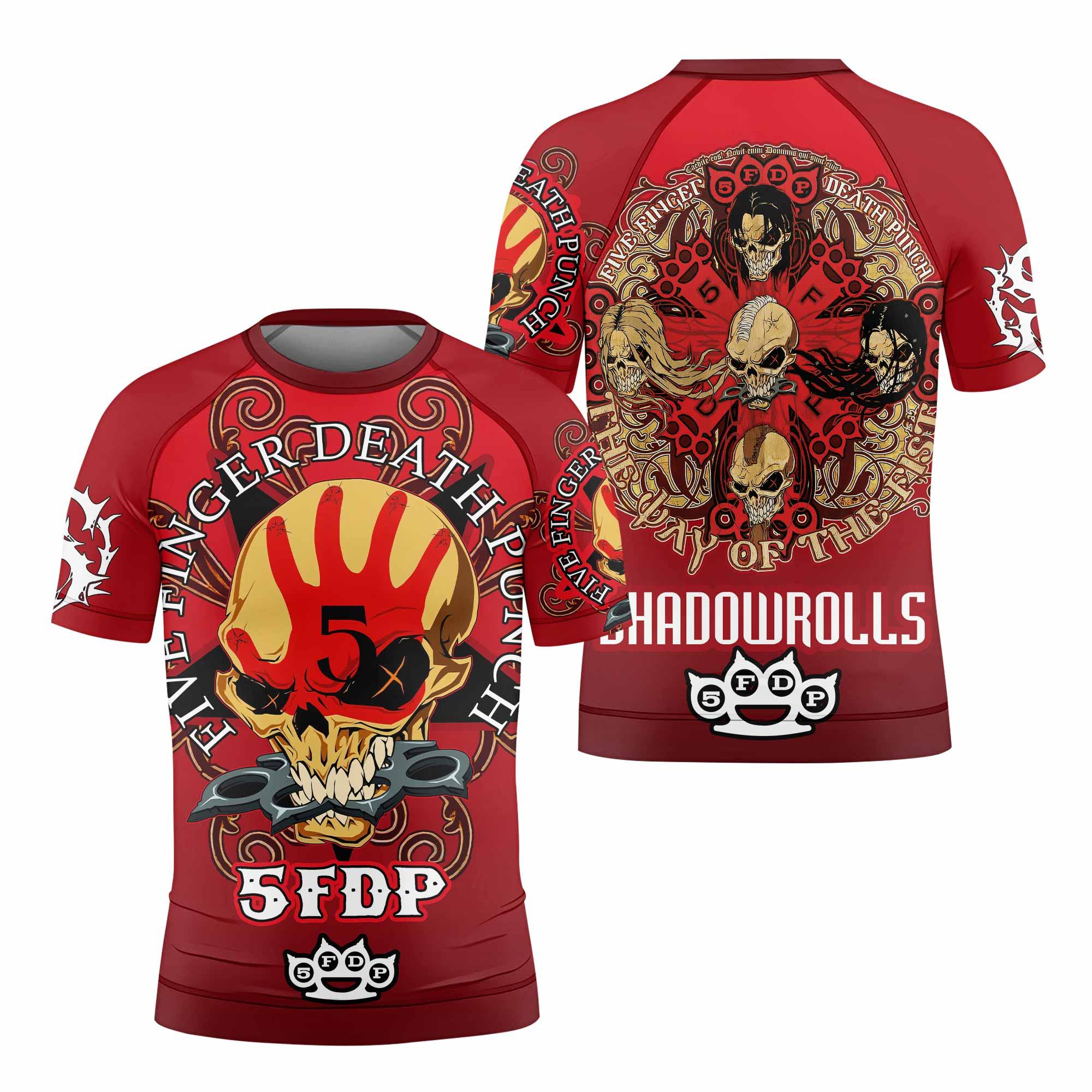 5FDP Five Finger Death Punch Kids Rash Guard