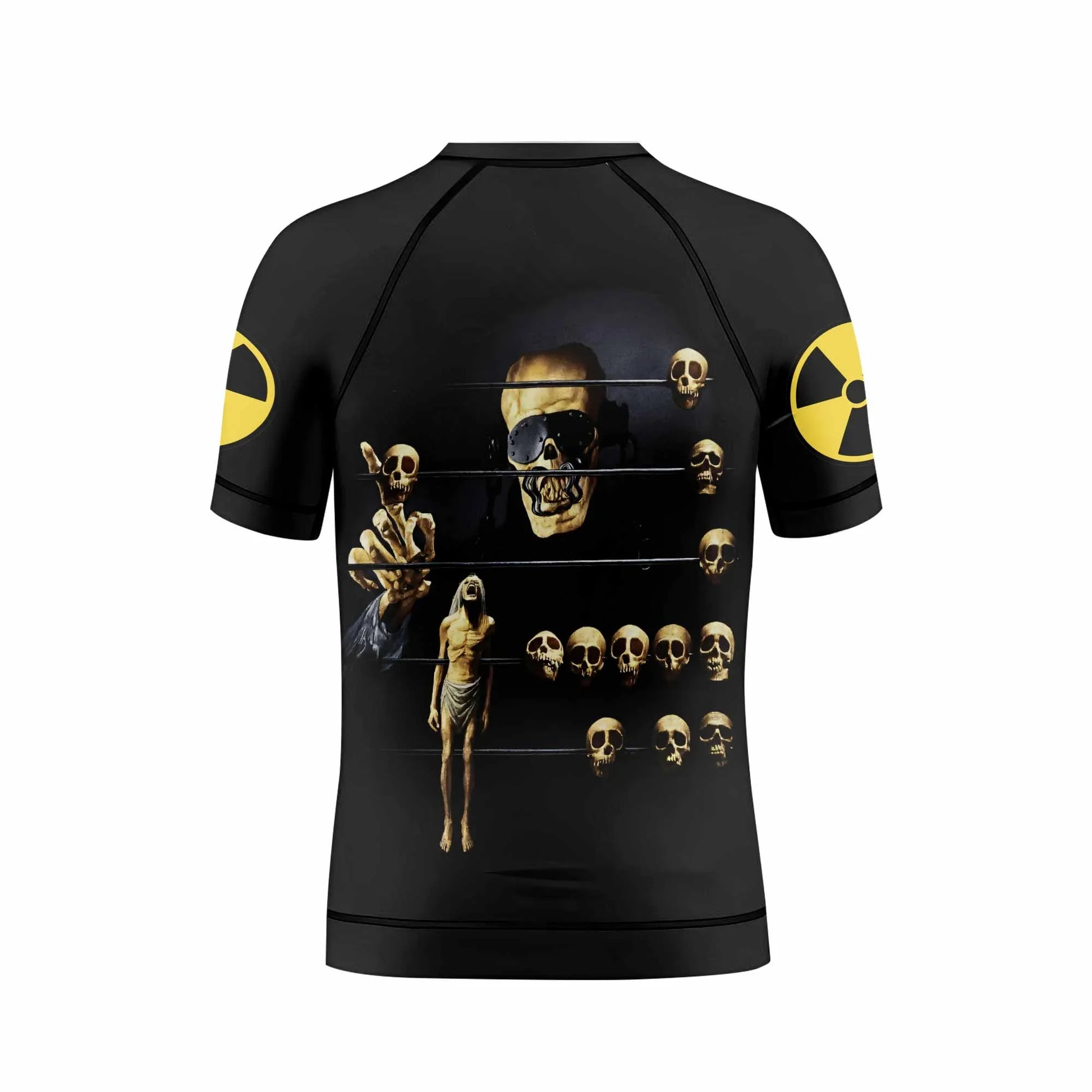 Megadeth Prison of Flesh Kids Rash Guard Short Sleeve - boy's lifestyle view