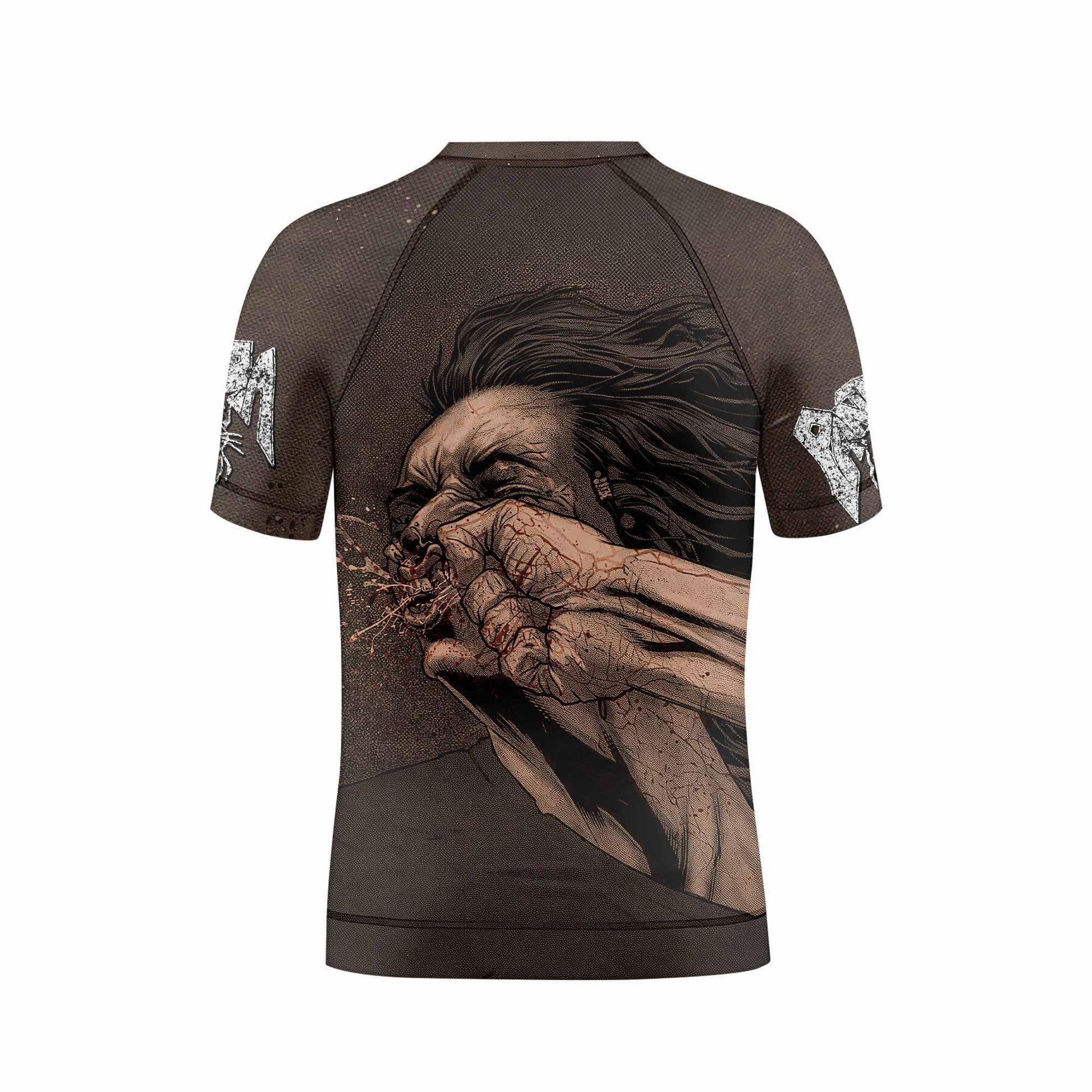 Pantera Vulgar Display Of Control Kids Rash Guard Short Sleeve - boy's lifestyle view