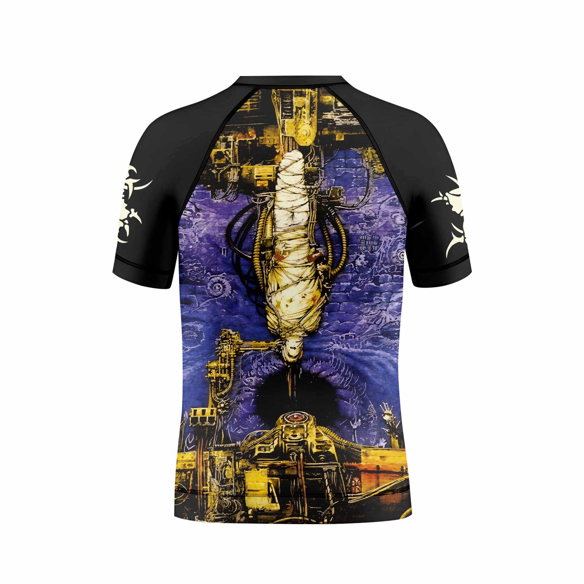 Sepultura Chaos A.D Kids Rash Guard Short Sleeve - back view mockup