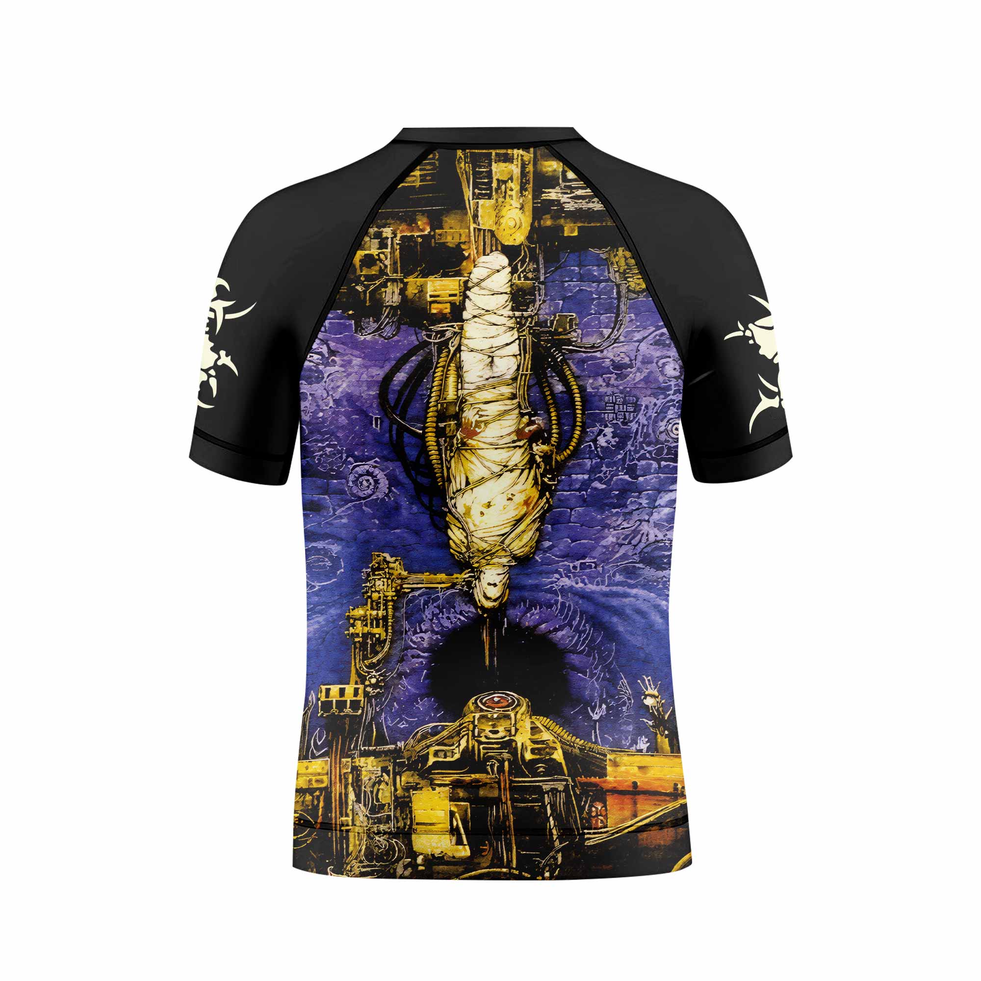 Sepultura Chaos A.D Kids Rash Guard Short Sleeve - back view mockup