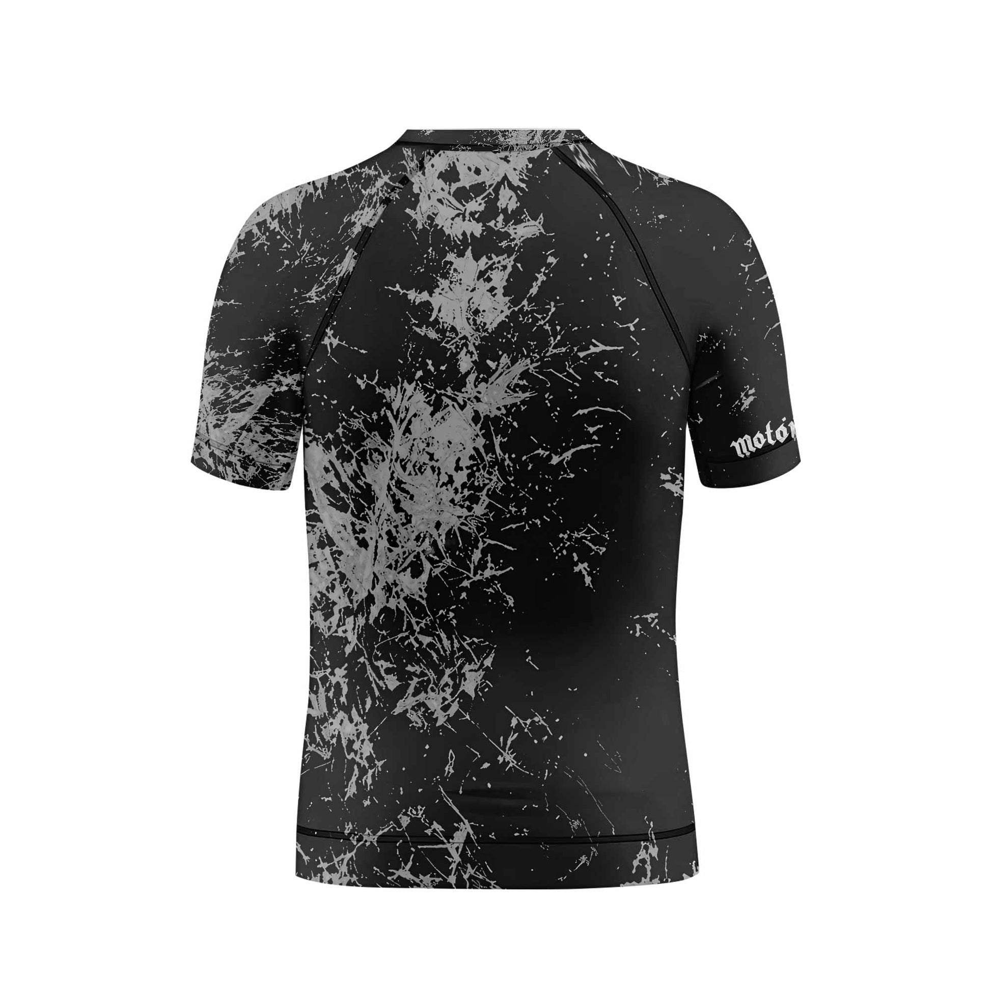 Motörhead The Wörld Is Yours Kids Rash Guard Short Sleeve - back view mockup