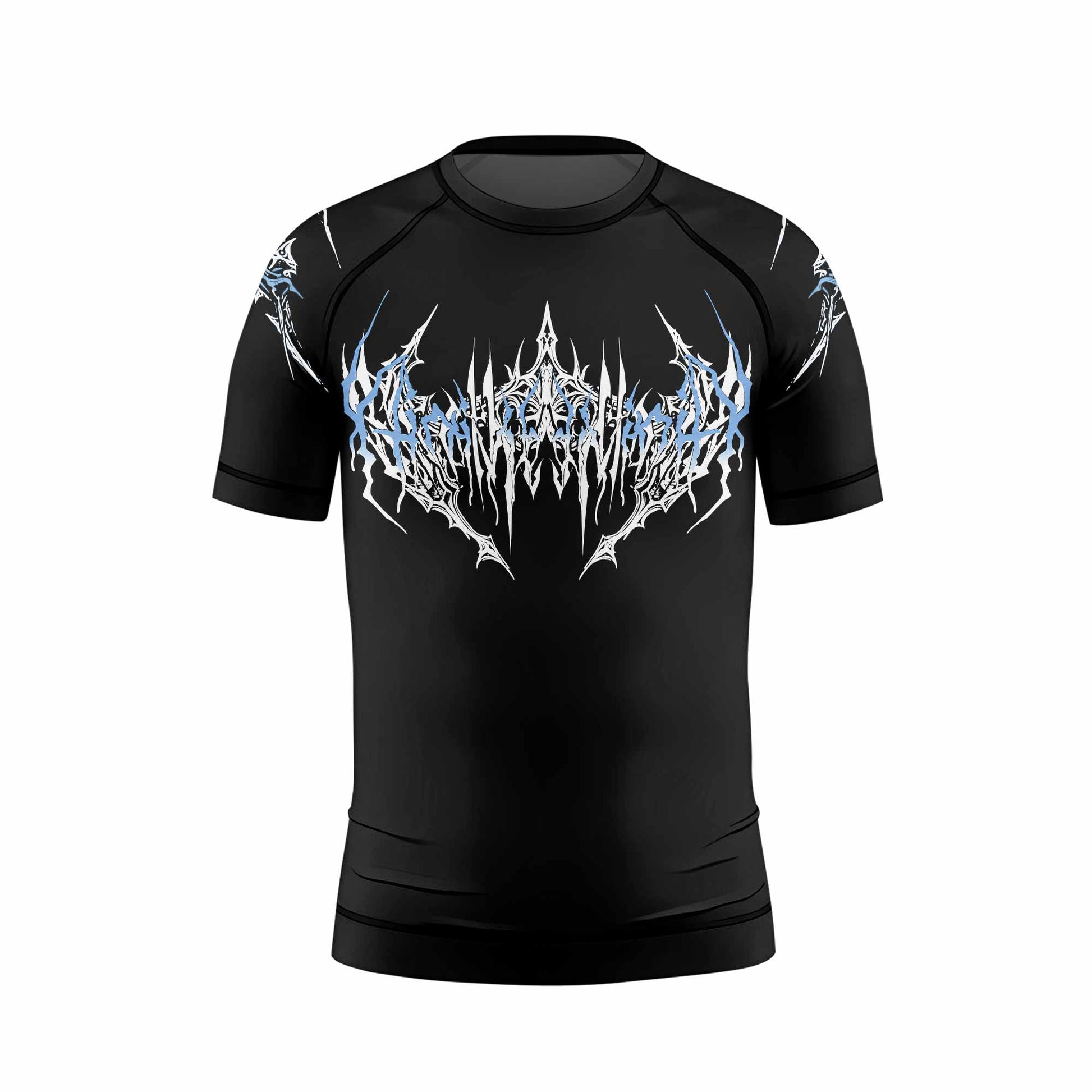 Hellborn Dominion Kids Rash Guard Short Sleeve - front view mockup