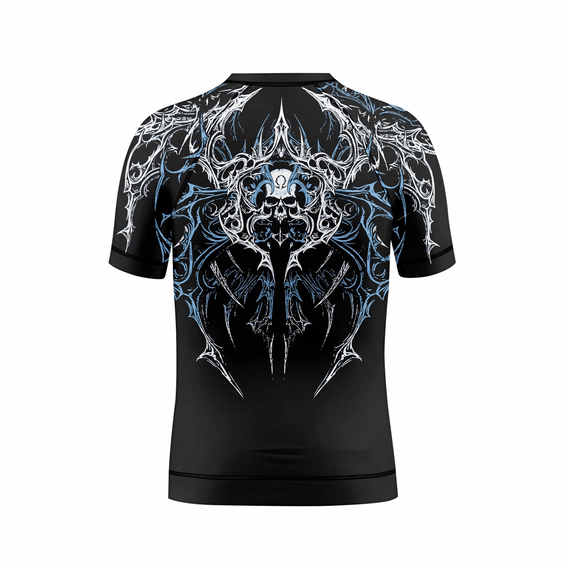 Hellborn Dominion Kids Rash Guard Short Sleeve - back view mockup