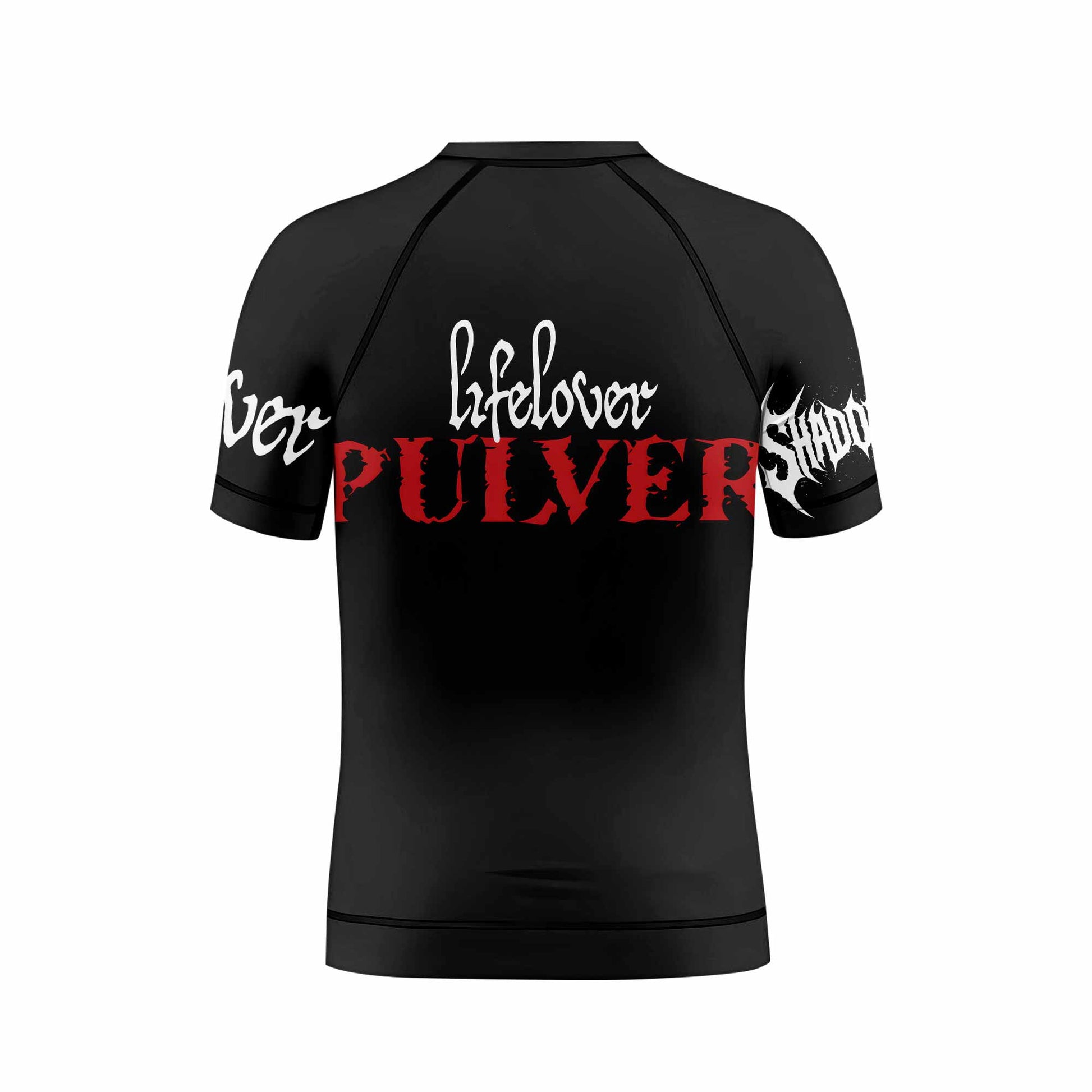 Lifelover Pulver Kids Rash Guard Short Sleeve - back view mockup