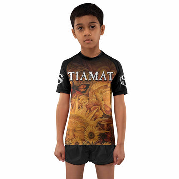 Tiamat Spiritual Sun Kids Rash Guard Short Sleeve - boy's lifestyle view