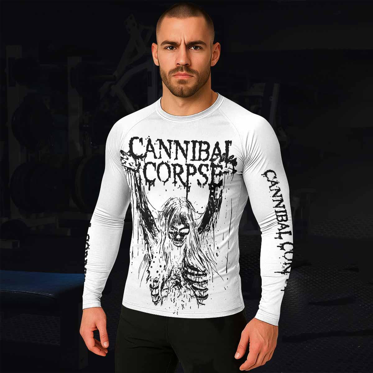 Cannibal Corpse Men's Rash Guard Long Sleeve - lifestyle view