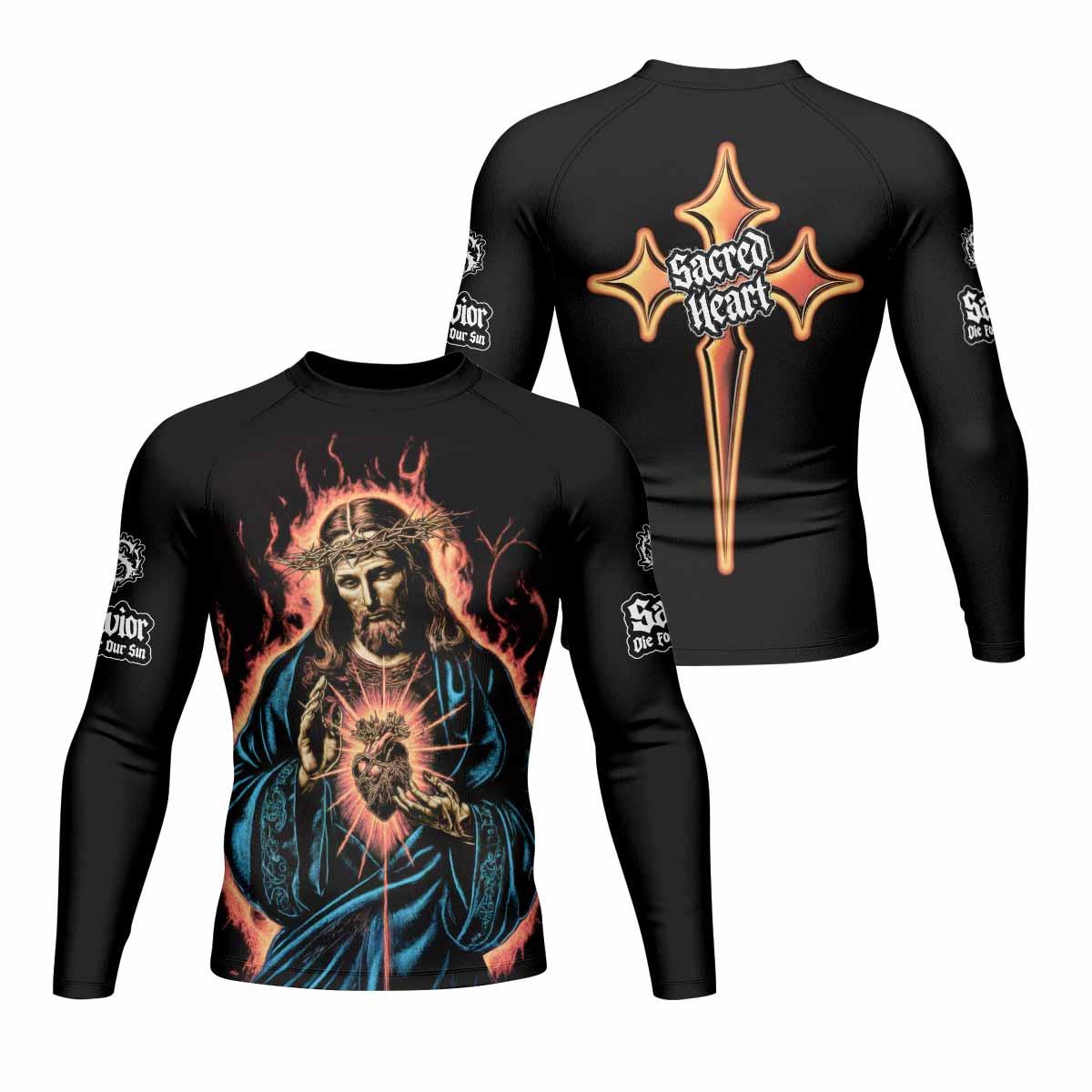 Sacred Heart Rash Guard