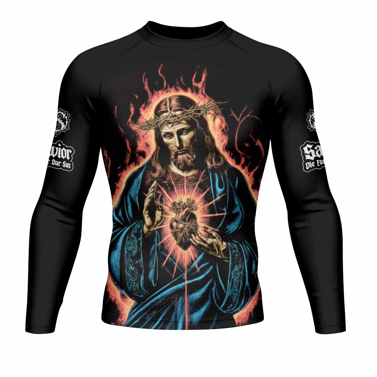 Sacred Heart Rash Guard