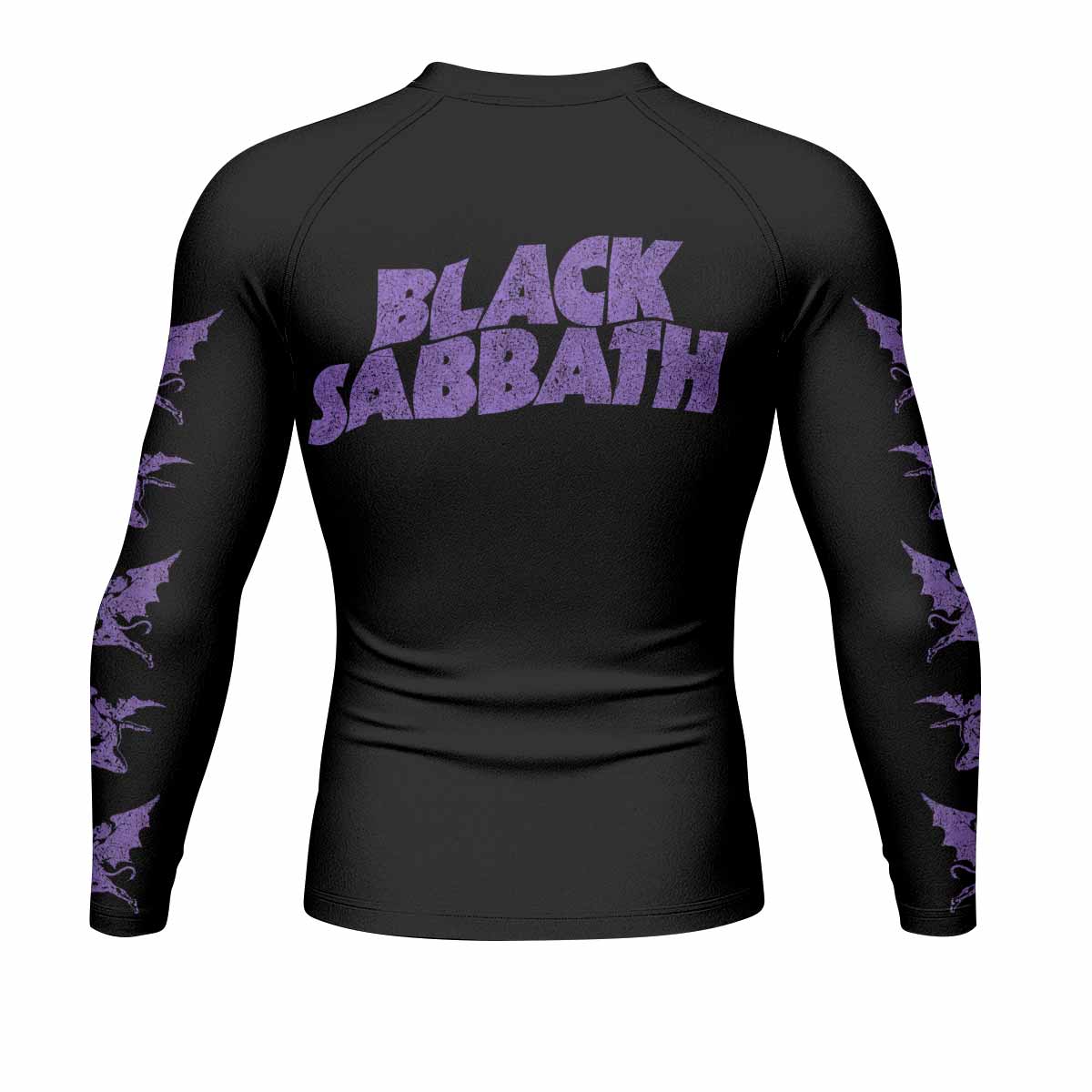 Black Sabbath Lord of This World Men's Rash Guard Long Sleeve - back view mockup