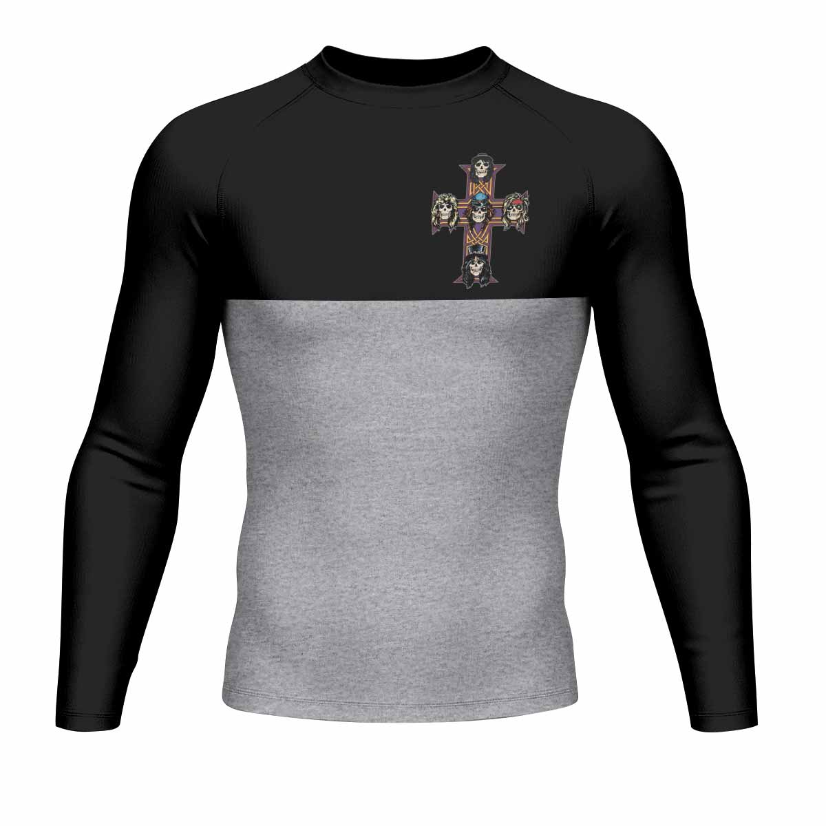 Appetite for Destruction Guns N' Roses Men's Rash Guard Long Sleeve - front view mockup