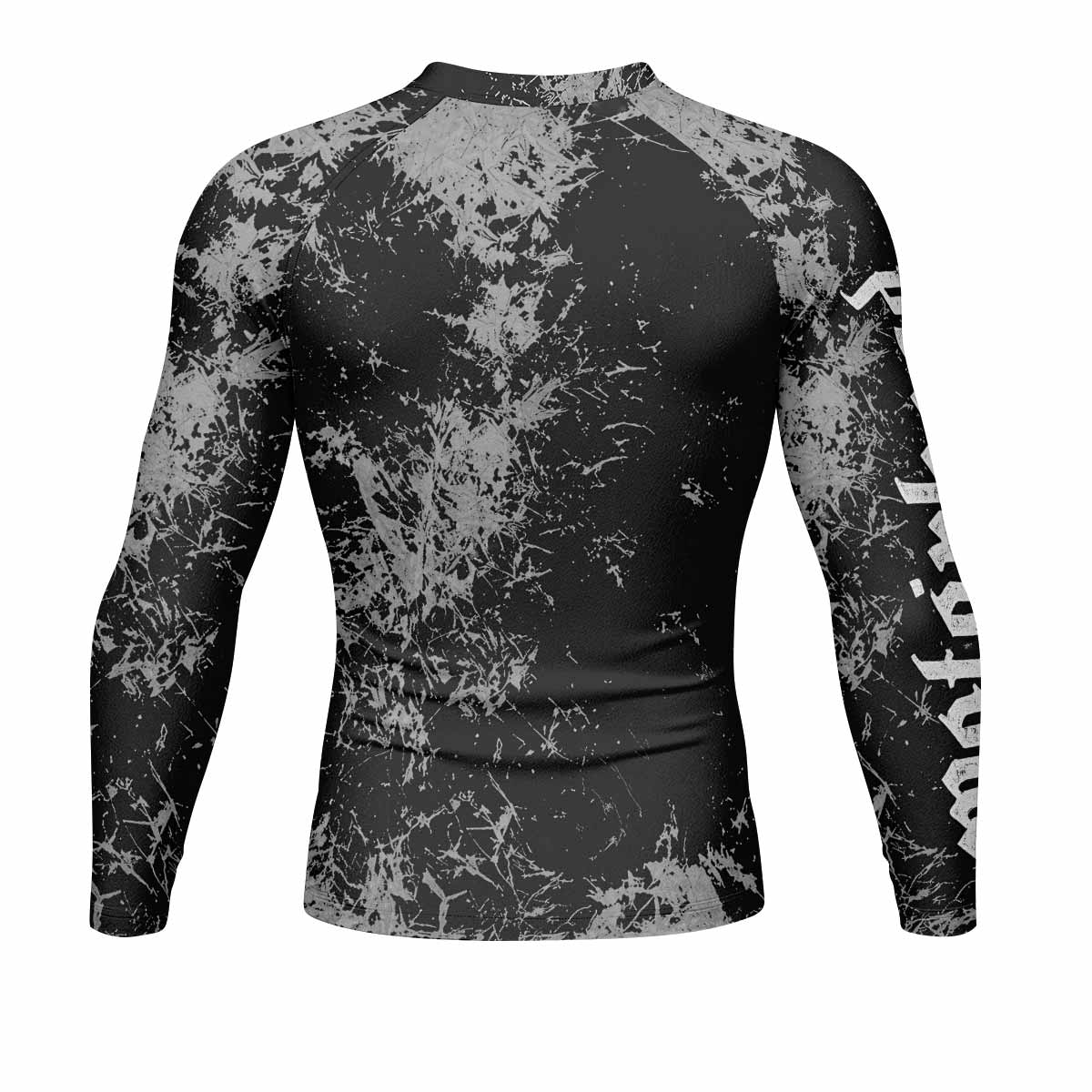 Motörhead The Wörld Is Yours Men's Rash Guard Long Sleeve - back view mockup