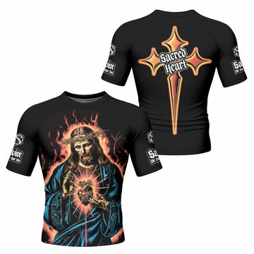 Sacred Heart Rash Guard