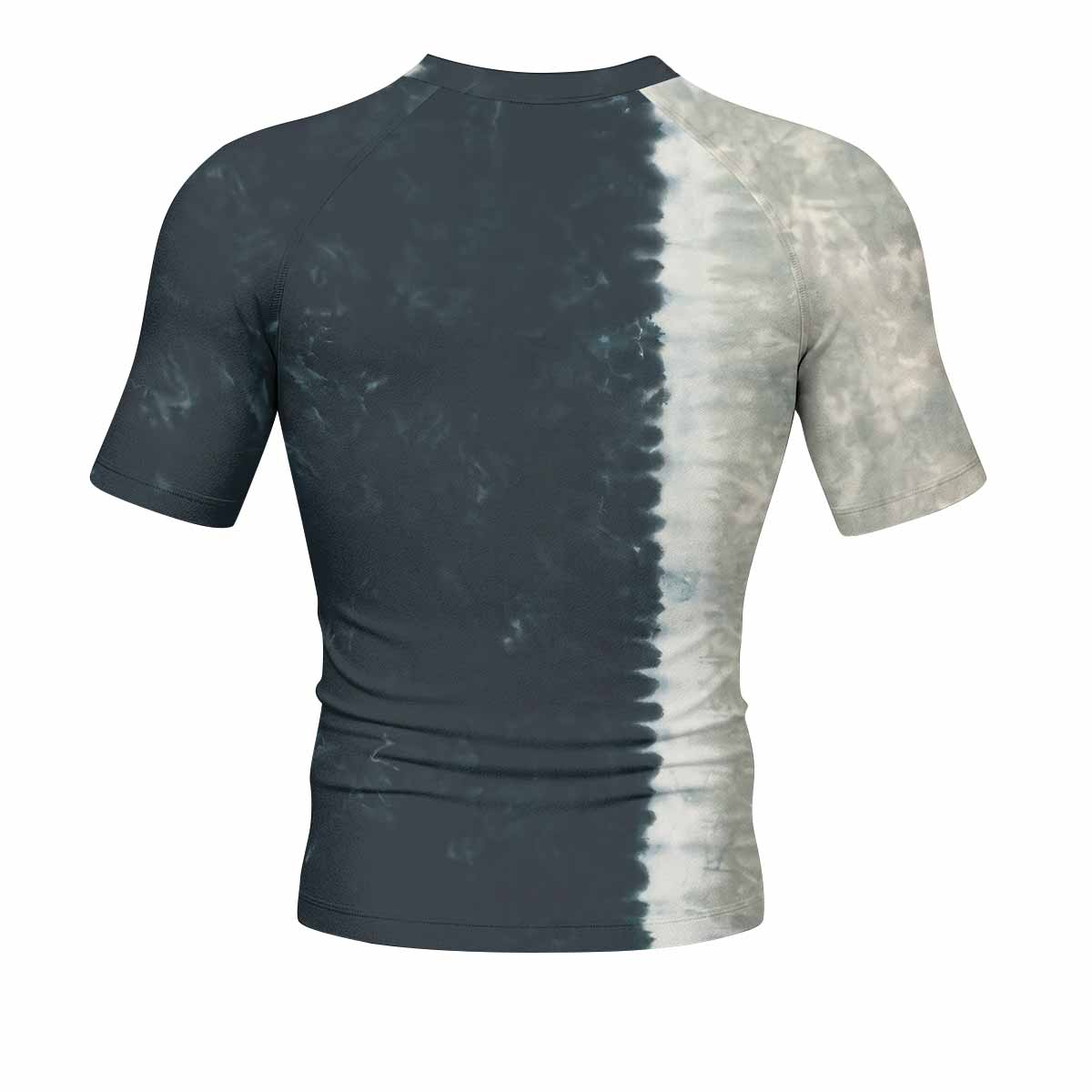 Led Zeppelin The Hermit Men's Rash Guard Short Sleeve - back view mockup