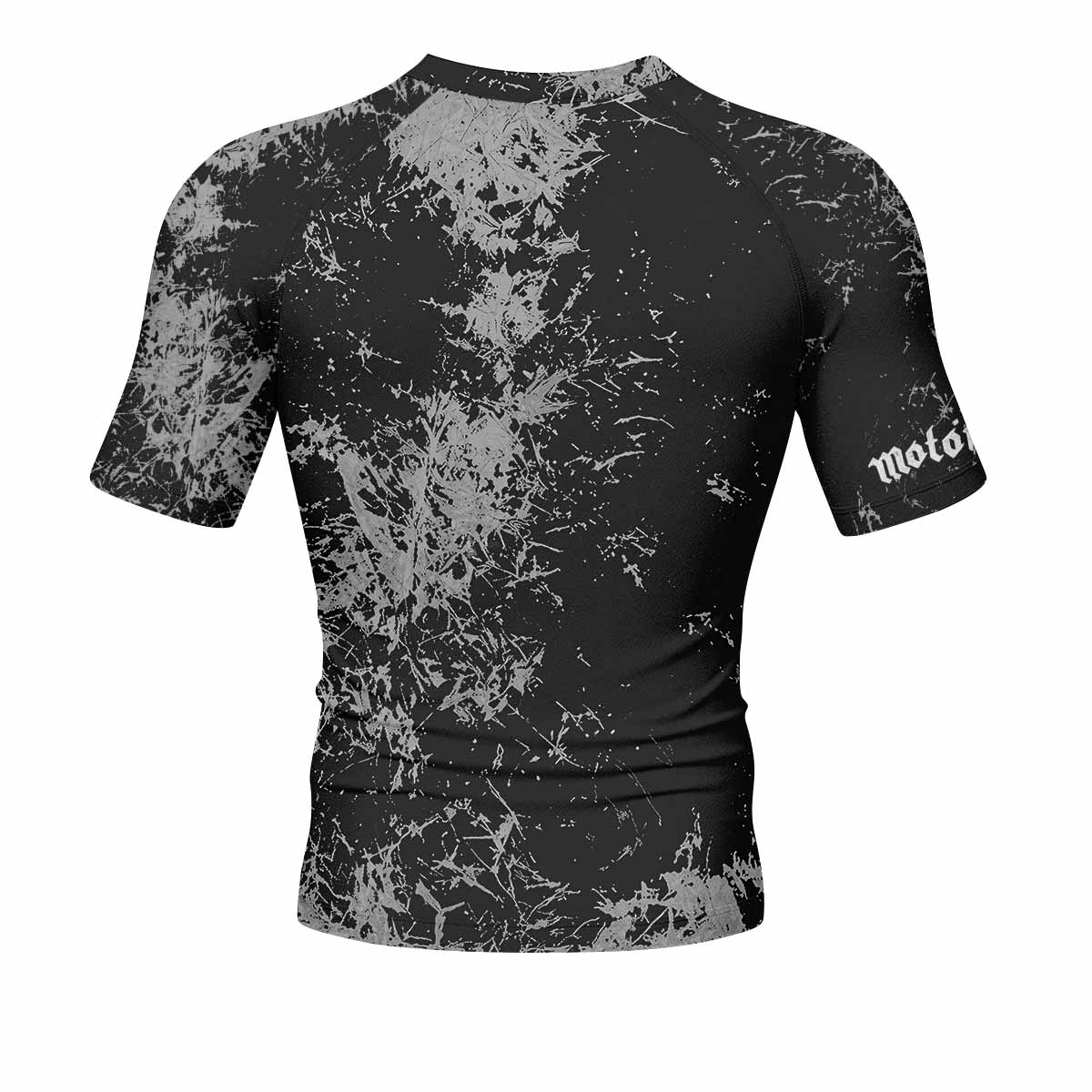 Motörhead The Wörld Is Yours Men's Rash Guard Short Sleeve - back view mockup