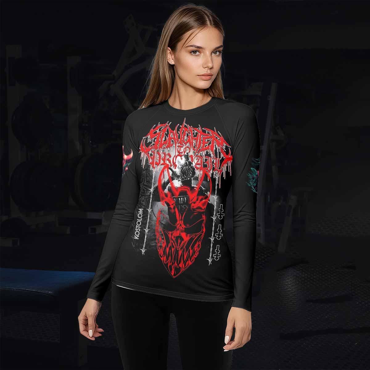 Kostolom Women's Rash Guard Long Sleeve - lifestyle view