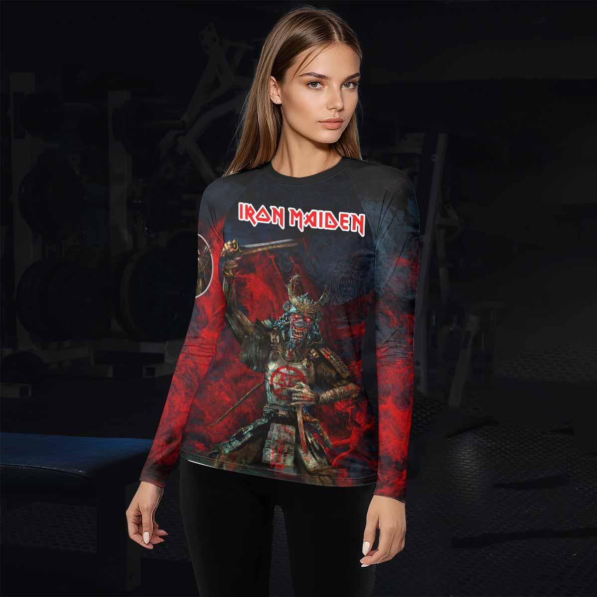 Iron Maiden Senjutsu Women's Rash Guard Long Sleeve - lifestyle view