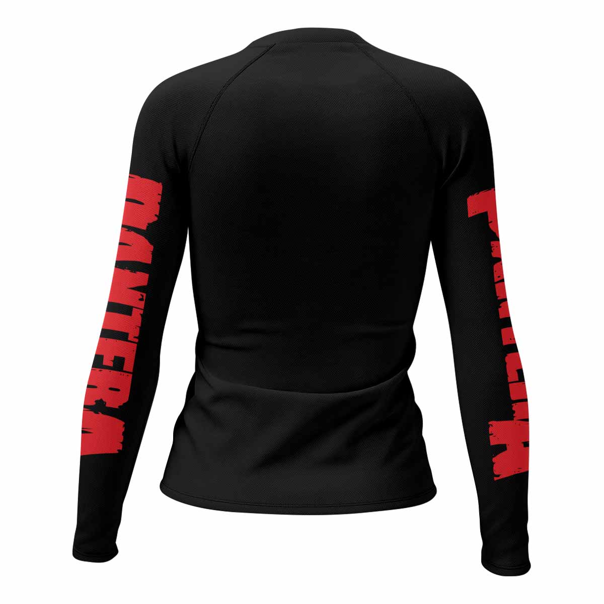 Pantera Cowboys From Hell Logo Women's Rash Guard Long Sleeve - back view mockup
