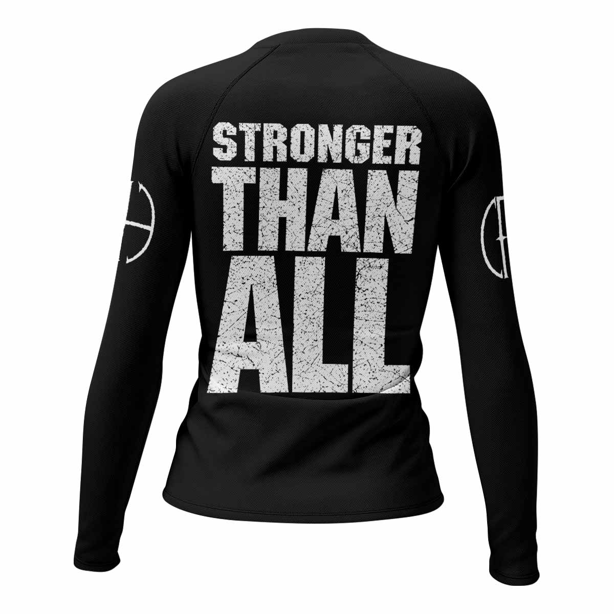 Pantera Stronger Than All Women's Rash Guard Long Sleeve - back view mockup